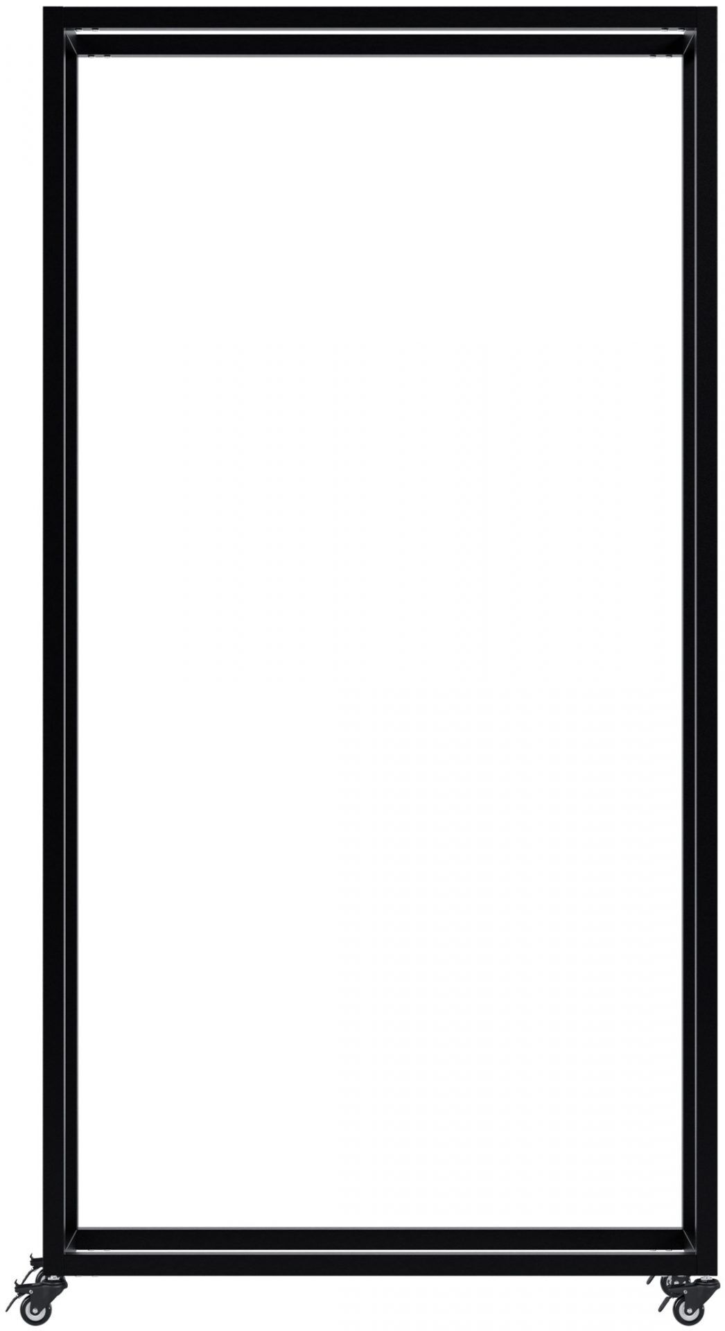 Kaminholzständer Hilta 25x80x150 cm, schwarz