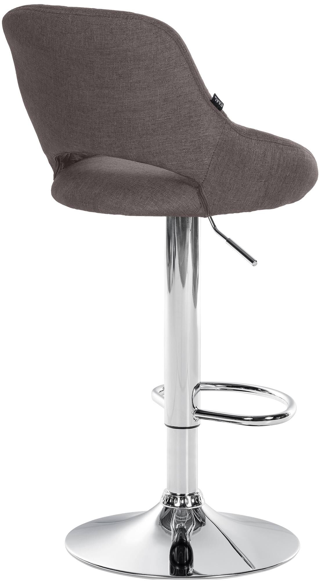 2er Set Barhocker Milet Stoff C, dunkelgrau