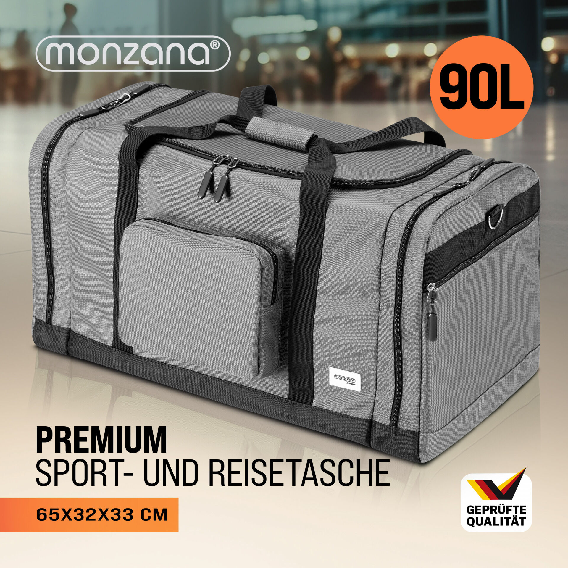 Reisetasche Anthrazit 90L