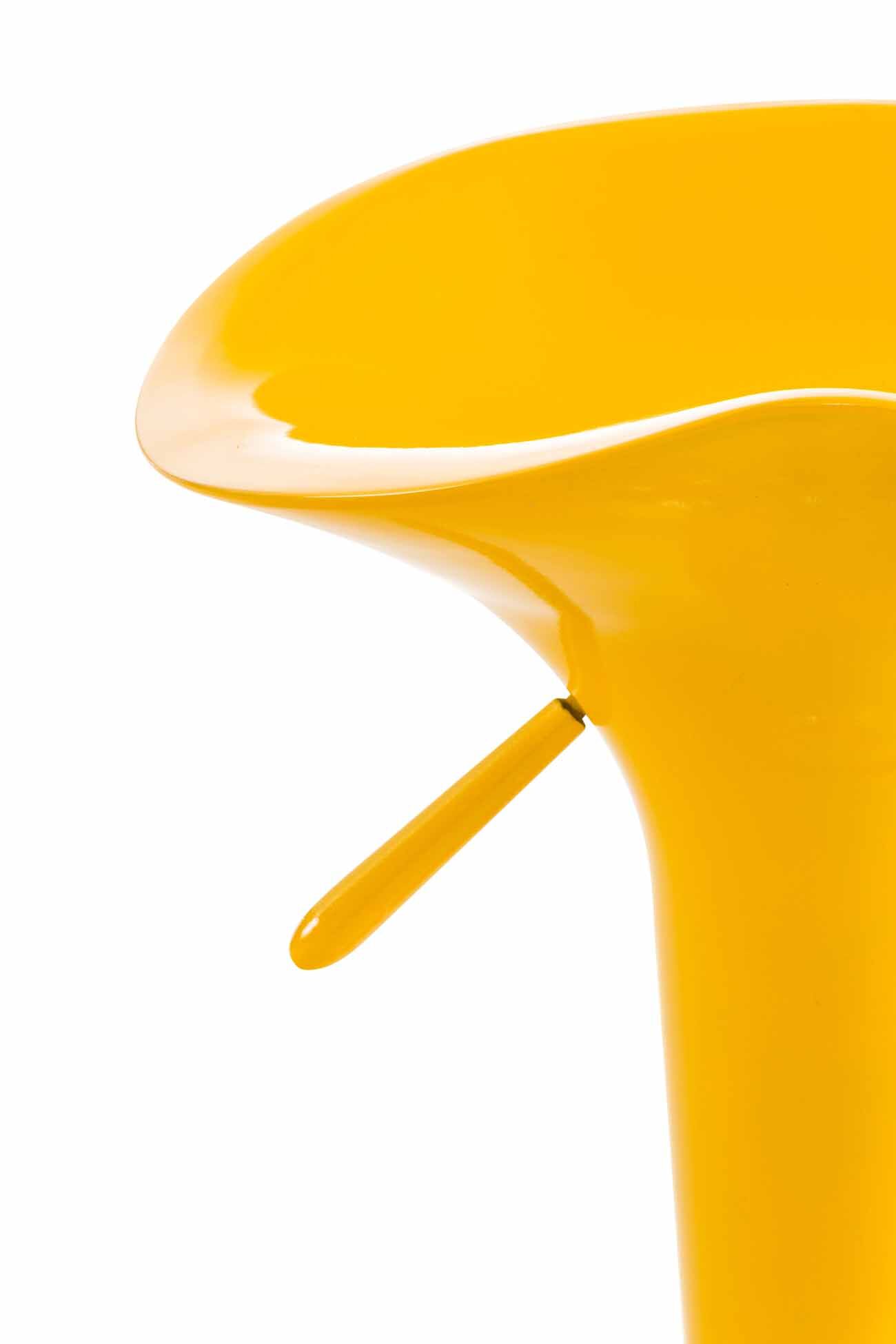 2er Set Barhocker Saddle, gelb