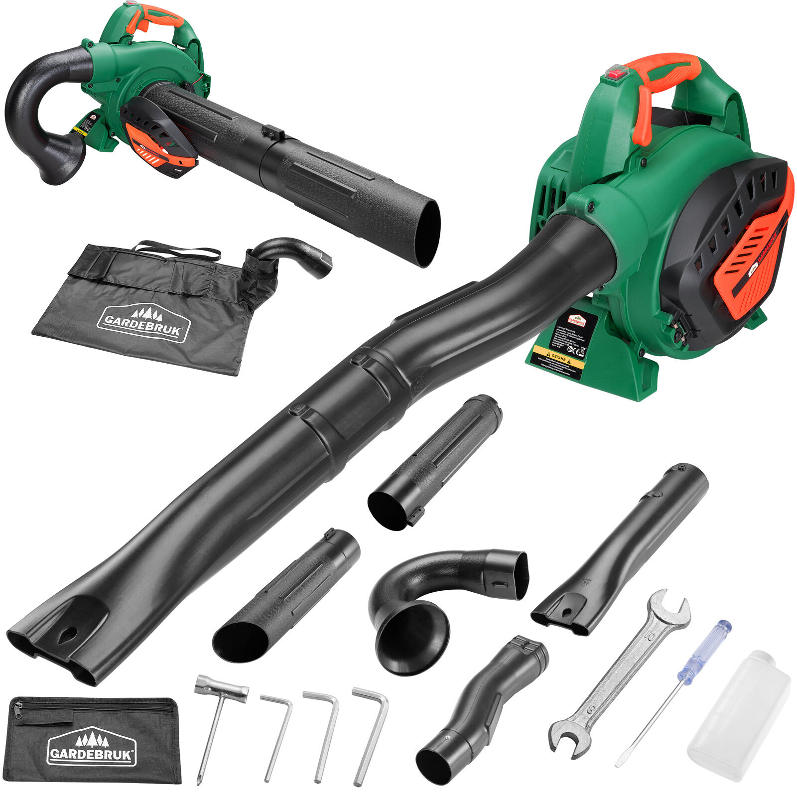 Benzin-Laubsauger 3in1 mit 45L Auffangsack