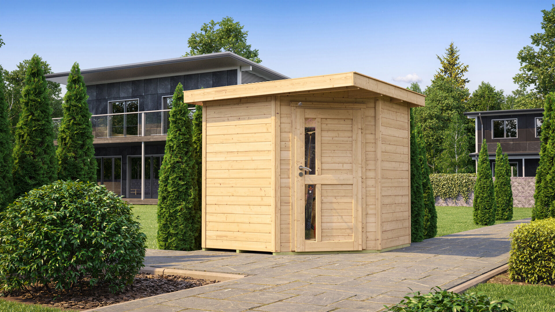 weka Gartenhaus 229 A 2,4x2,4m