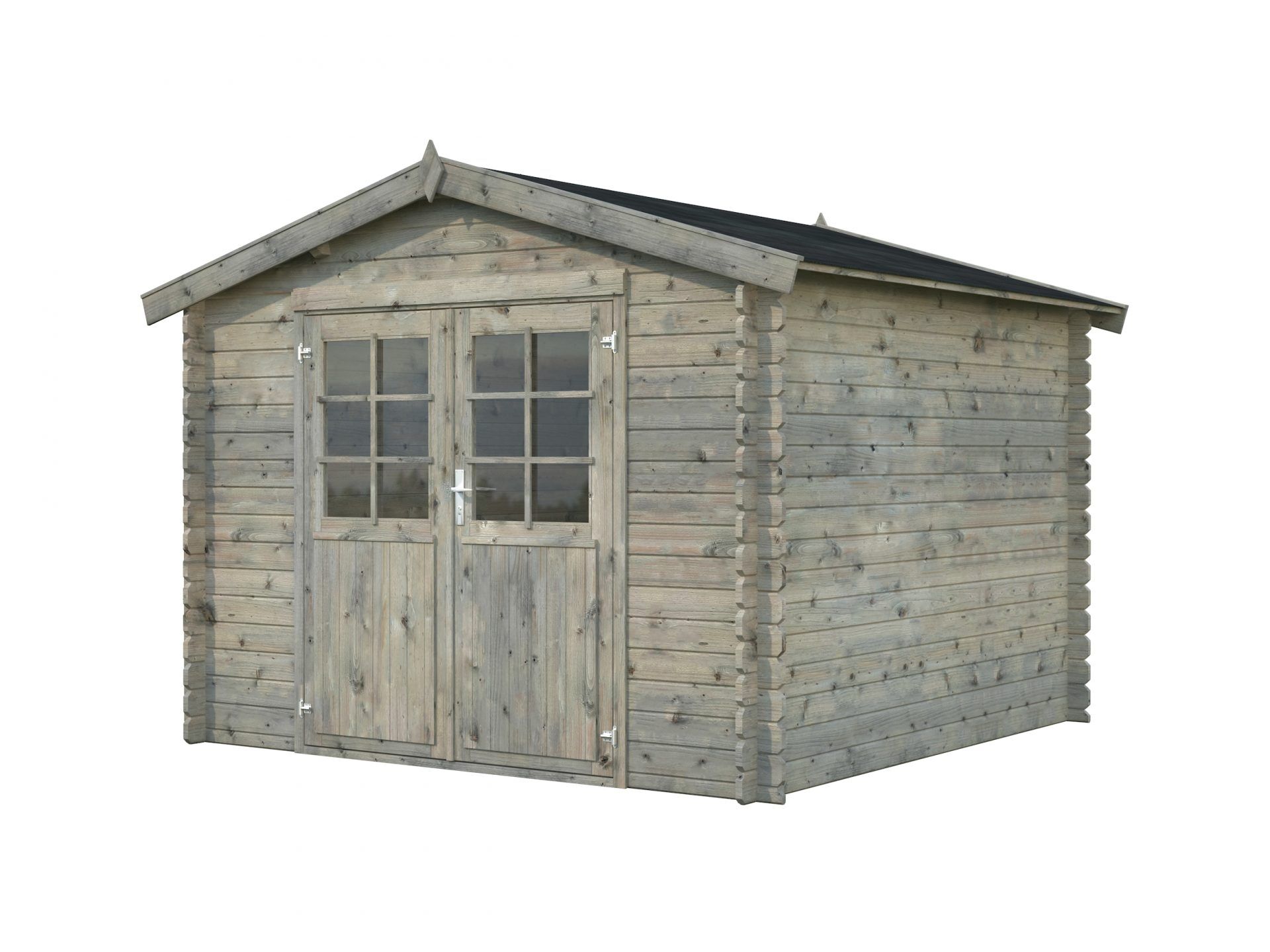 Gartenhaus Holz 2,7x2,7m Aktion 75