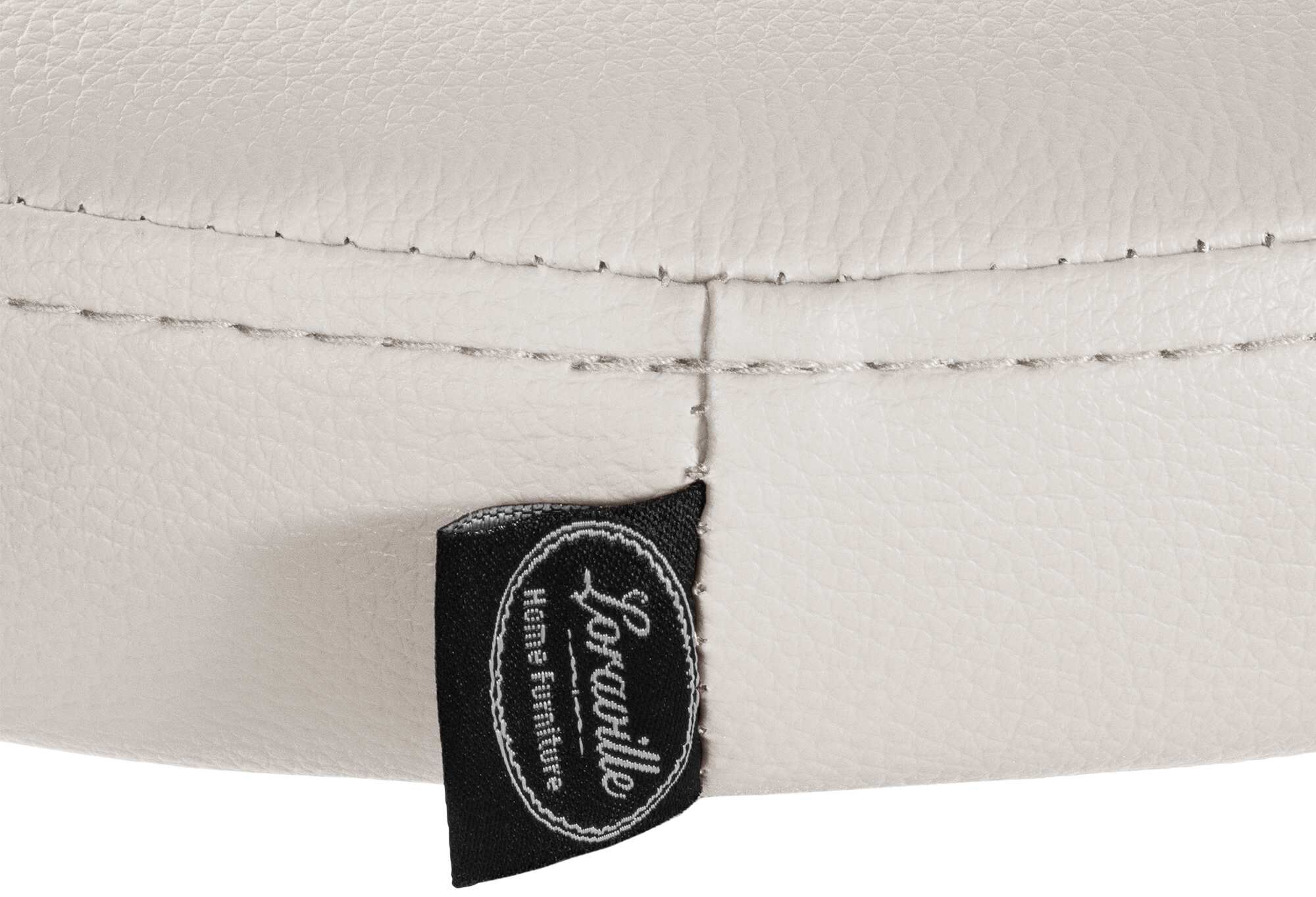 2er Set Barhocker Ponte Kunstleder schwarz, weiß