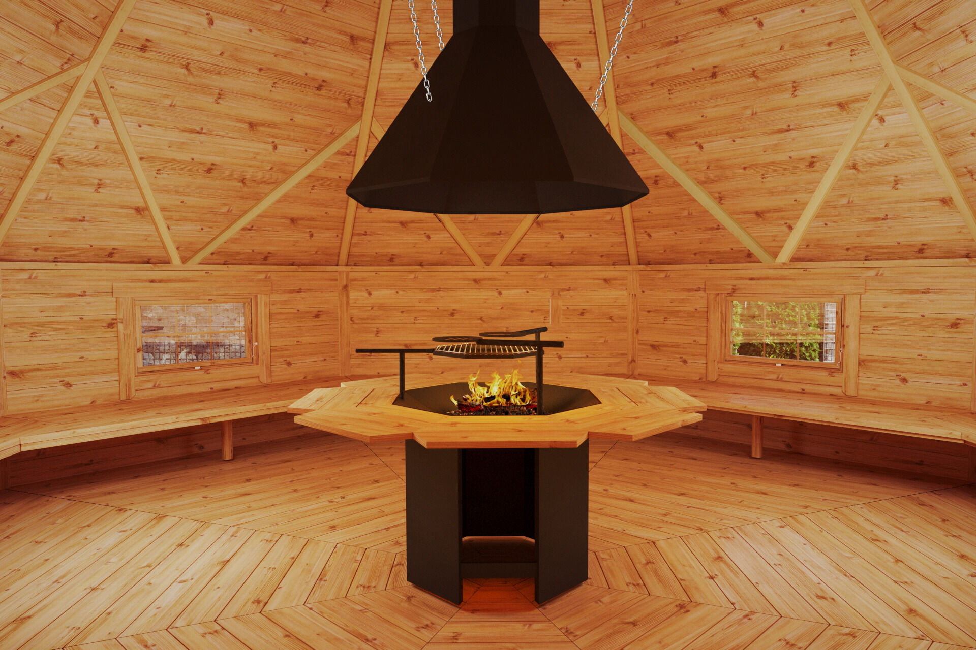 Grillkota Elegance 25 m² Innenansicht