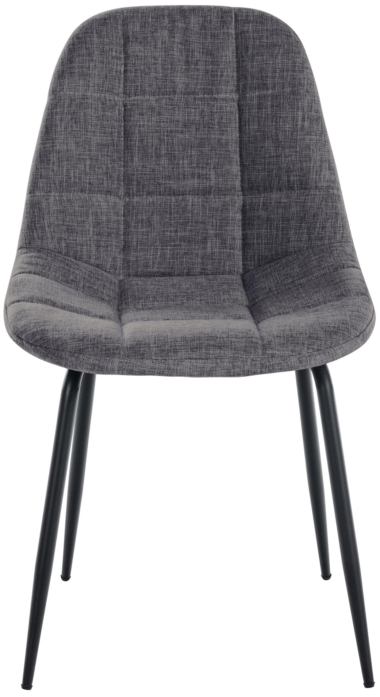 2er Set Stuhl Tom Stoff, hellgrau