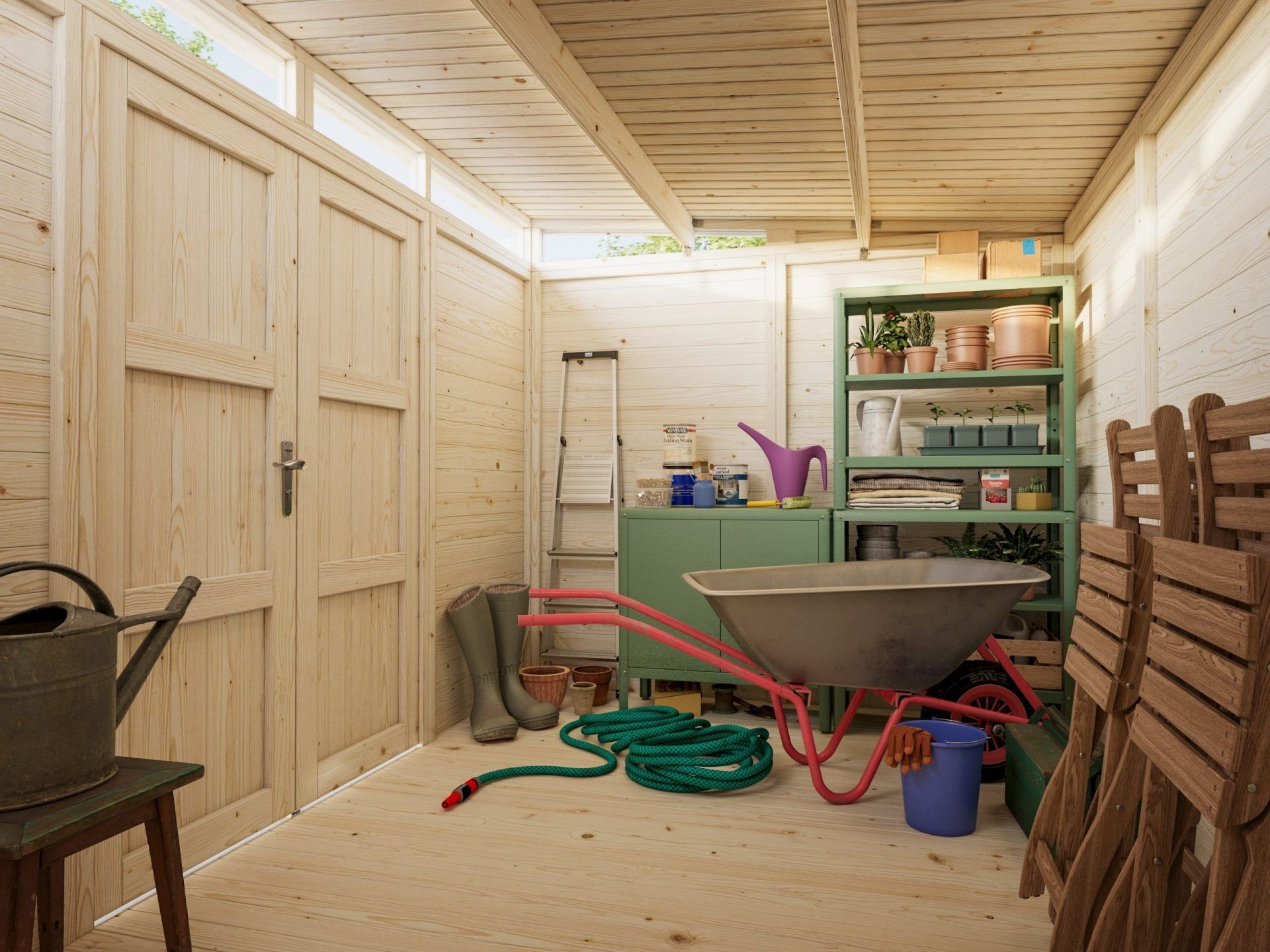 Palmako Pultdach Gerätehaus Elias 7,3 m²