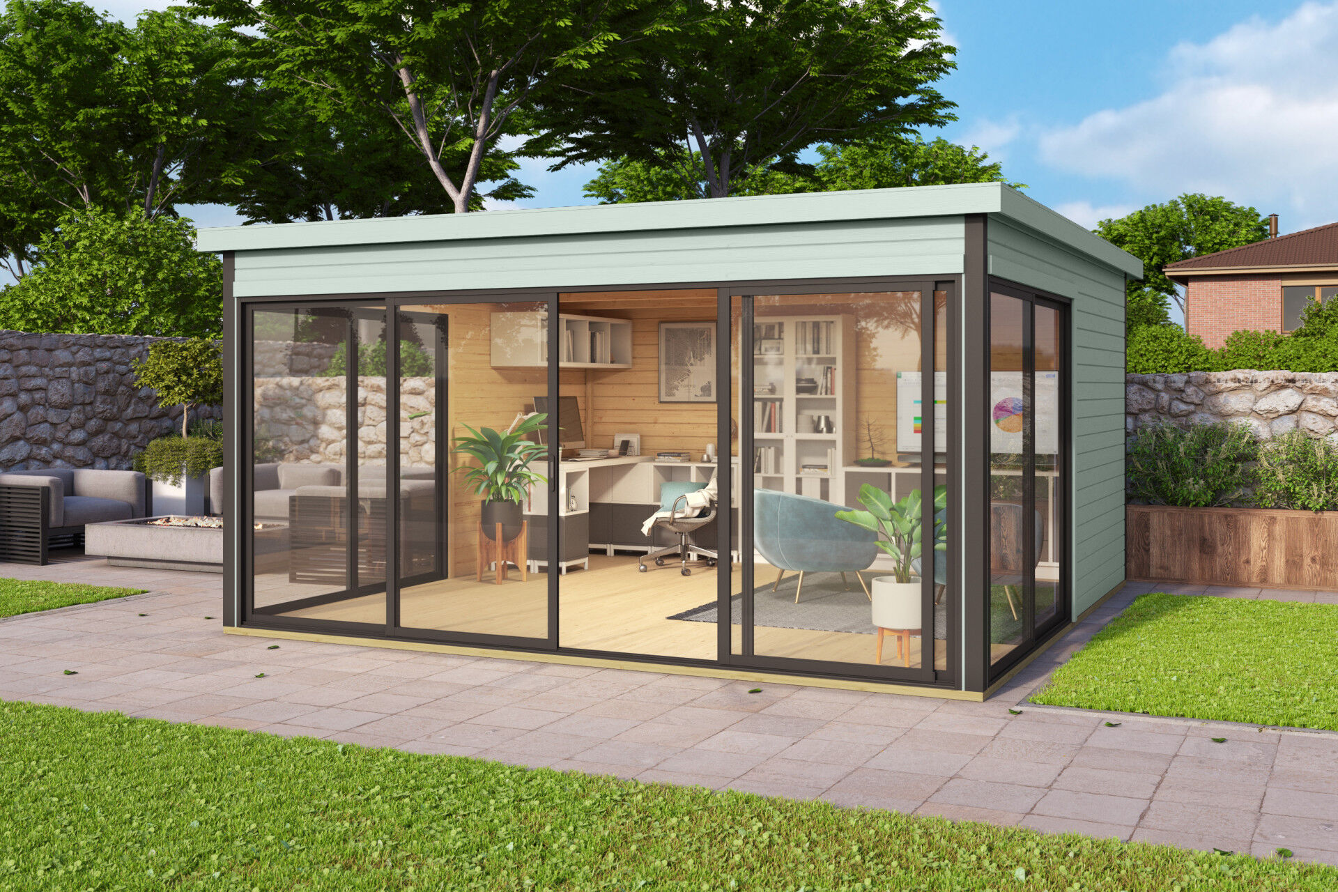 Lasita Maja Gartenhaus Domeo 5