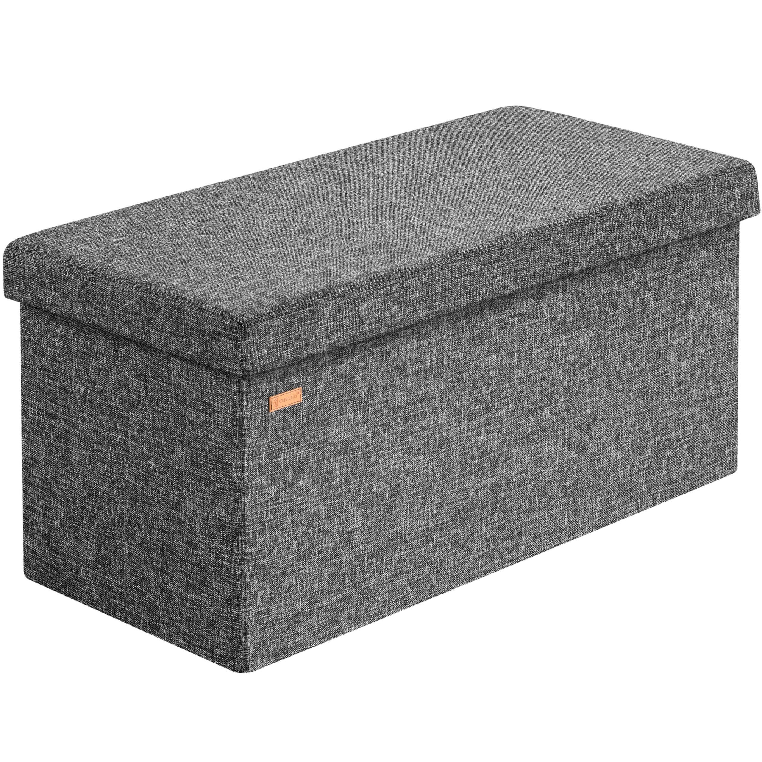 Sitzbank Dunkelgrau 80x40x40cm MDF faltbar
