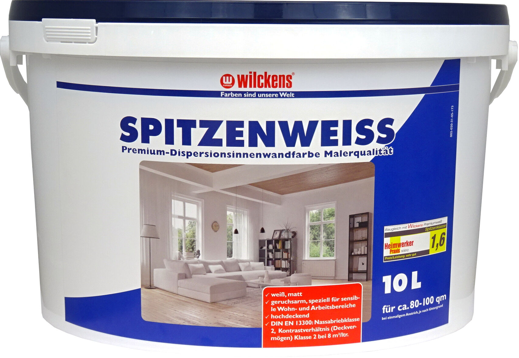 267794 Wilckens Spitzenweiss matt 10l