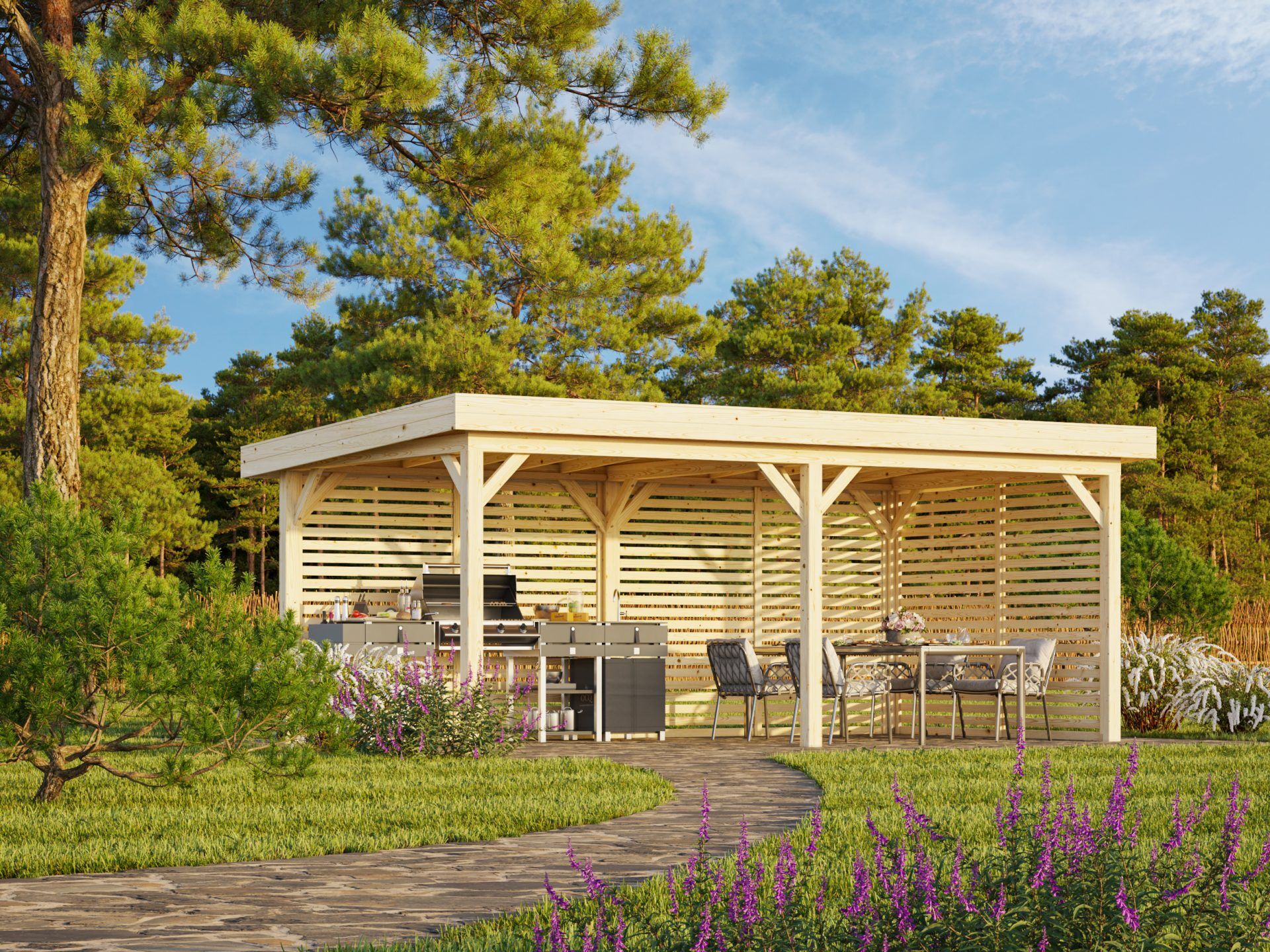 Palmako Pavillon Lenna 16,6 m2 Set 309