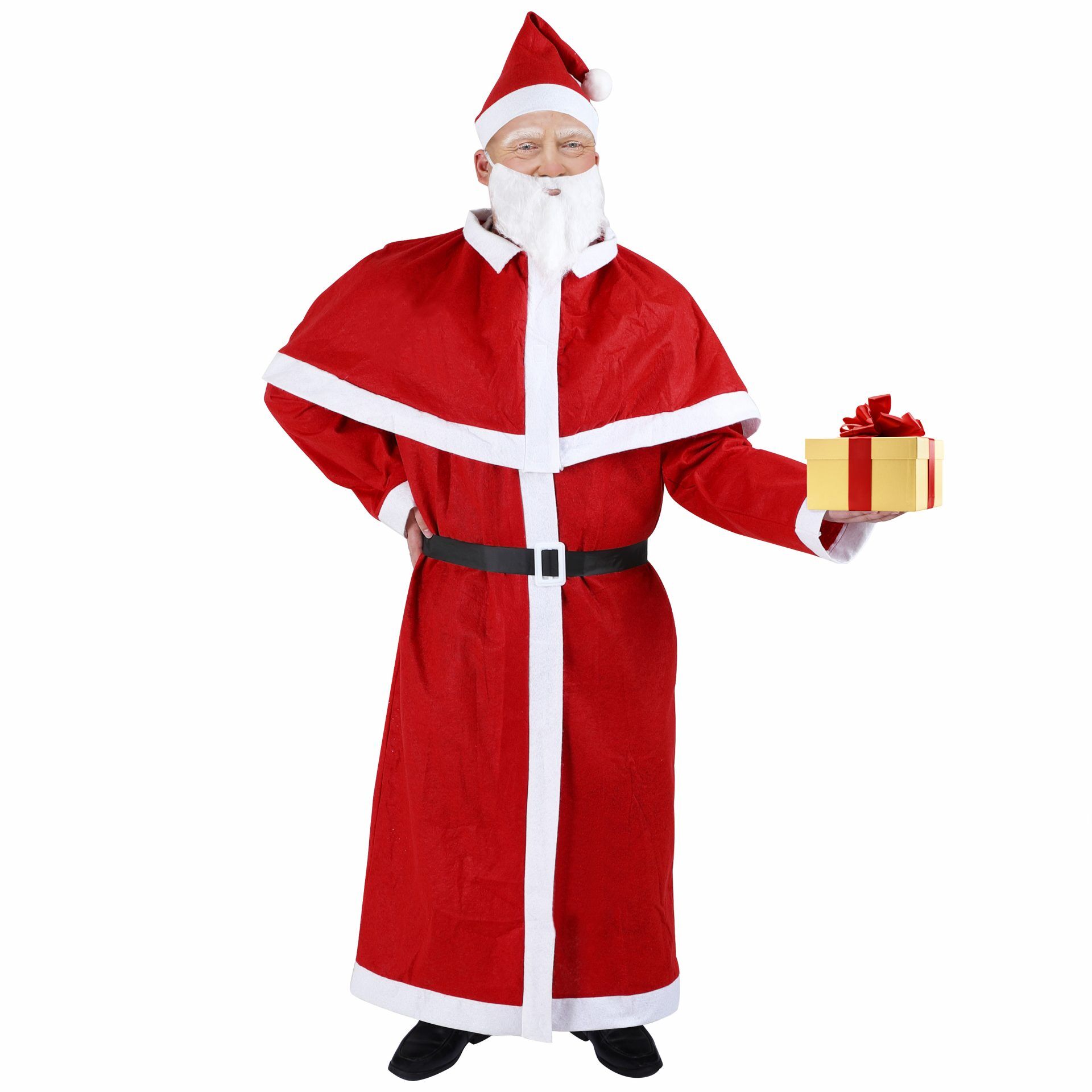 Weihnachtsmann-Kostüm 5-tlg
