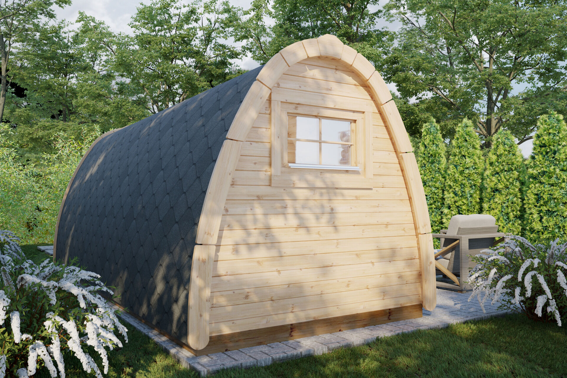 Camping Pod Helsinki 240x590, Bausatz