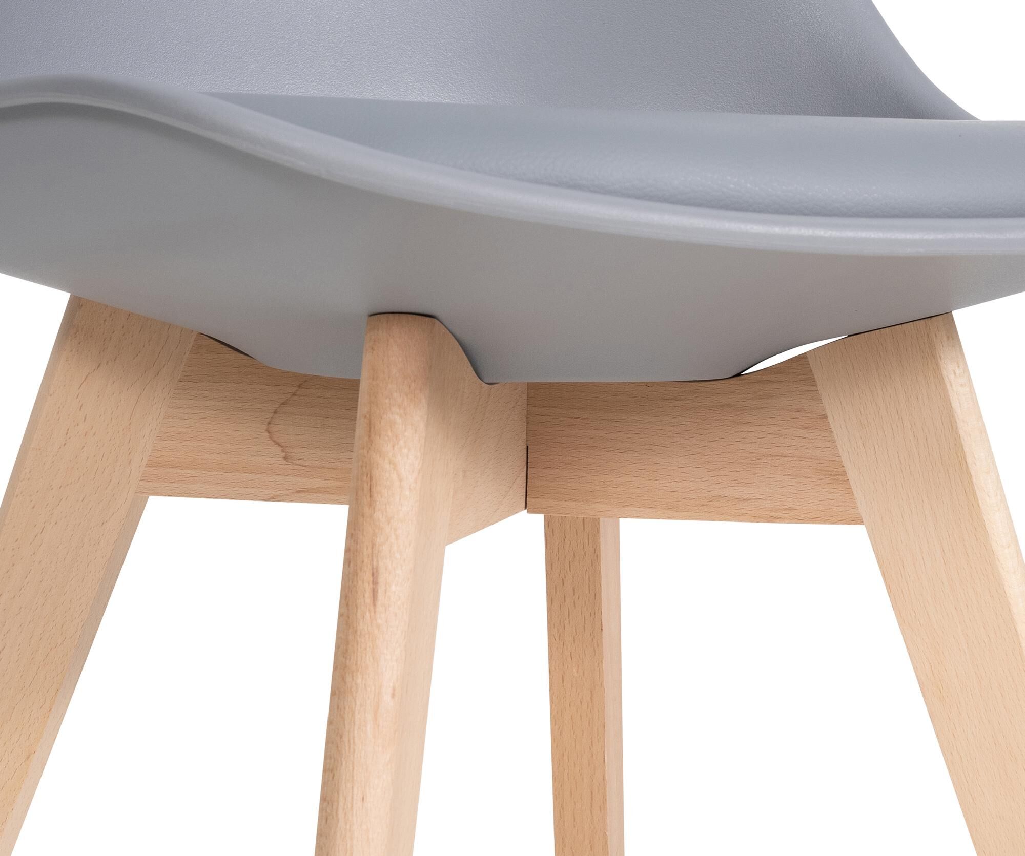 6er Set Esszimmerstuhl Ramsey, grau