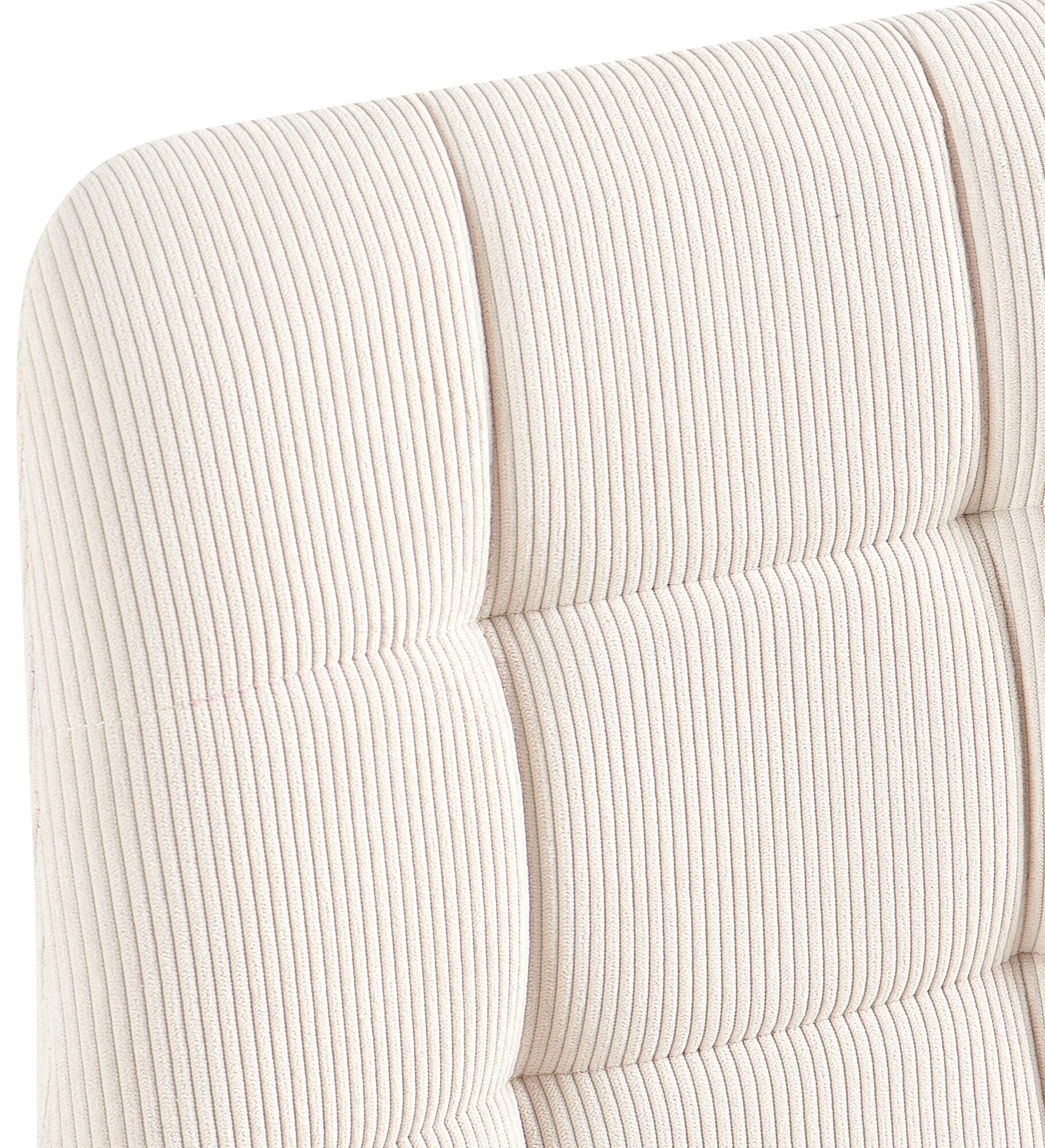 4er Set Esszimmerstuhl Tilde Cord, creme