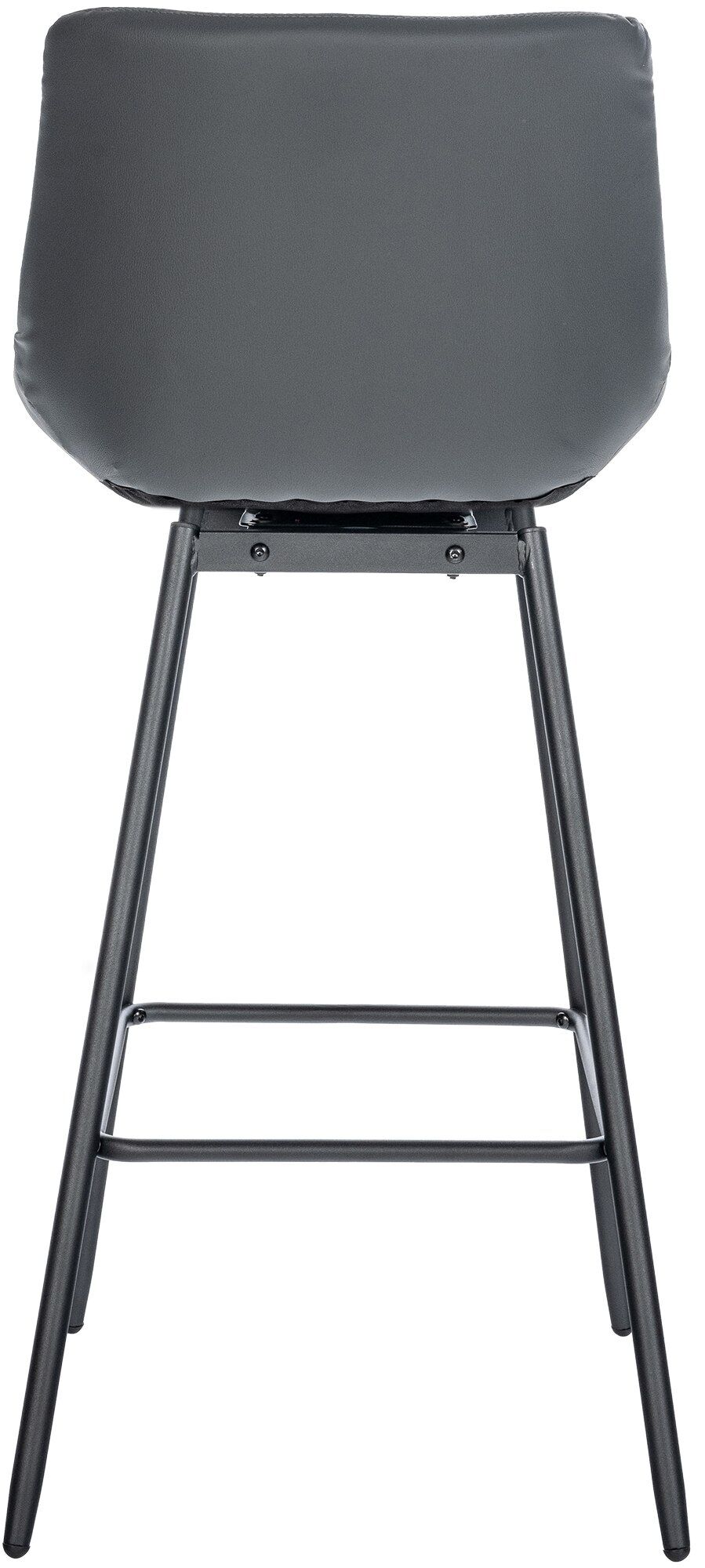 Barhocker Weston Schwenkbar Kunstleder, grau