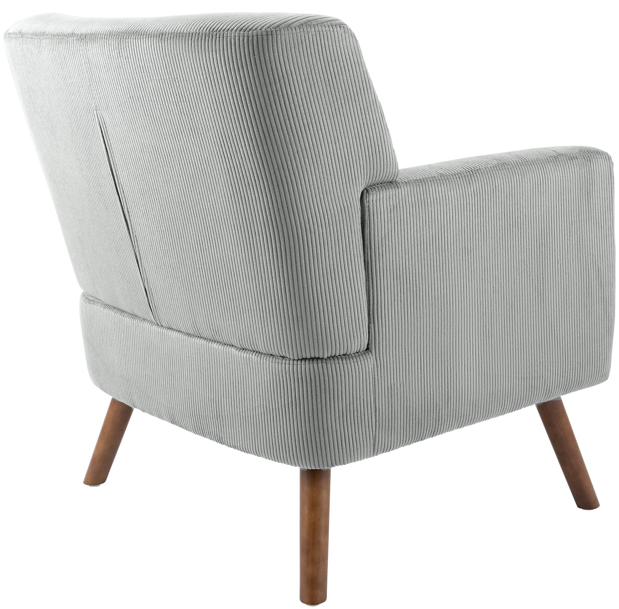 Sessel Kioni Cord, grau