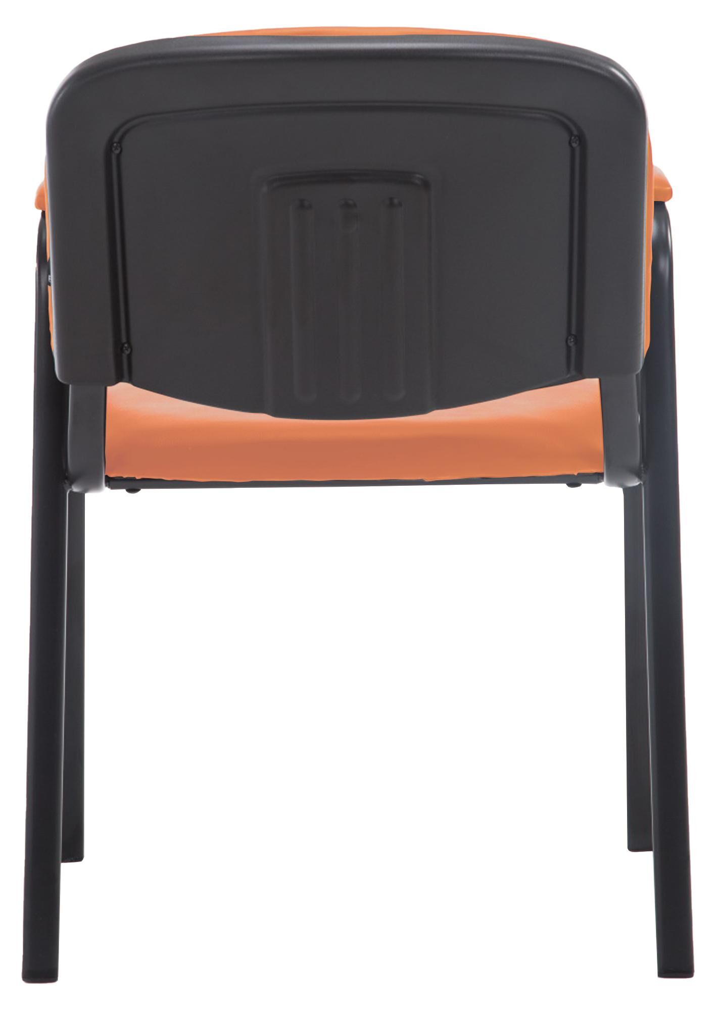 Besucherstuhl Ken PRO Kunstleder, orange