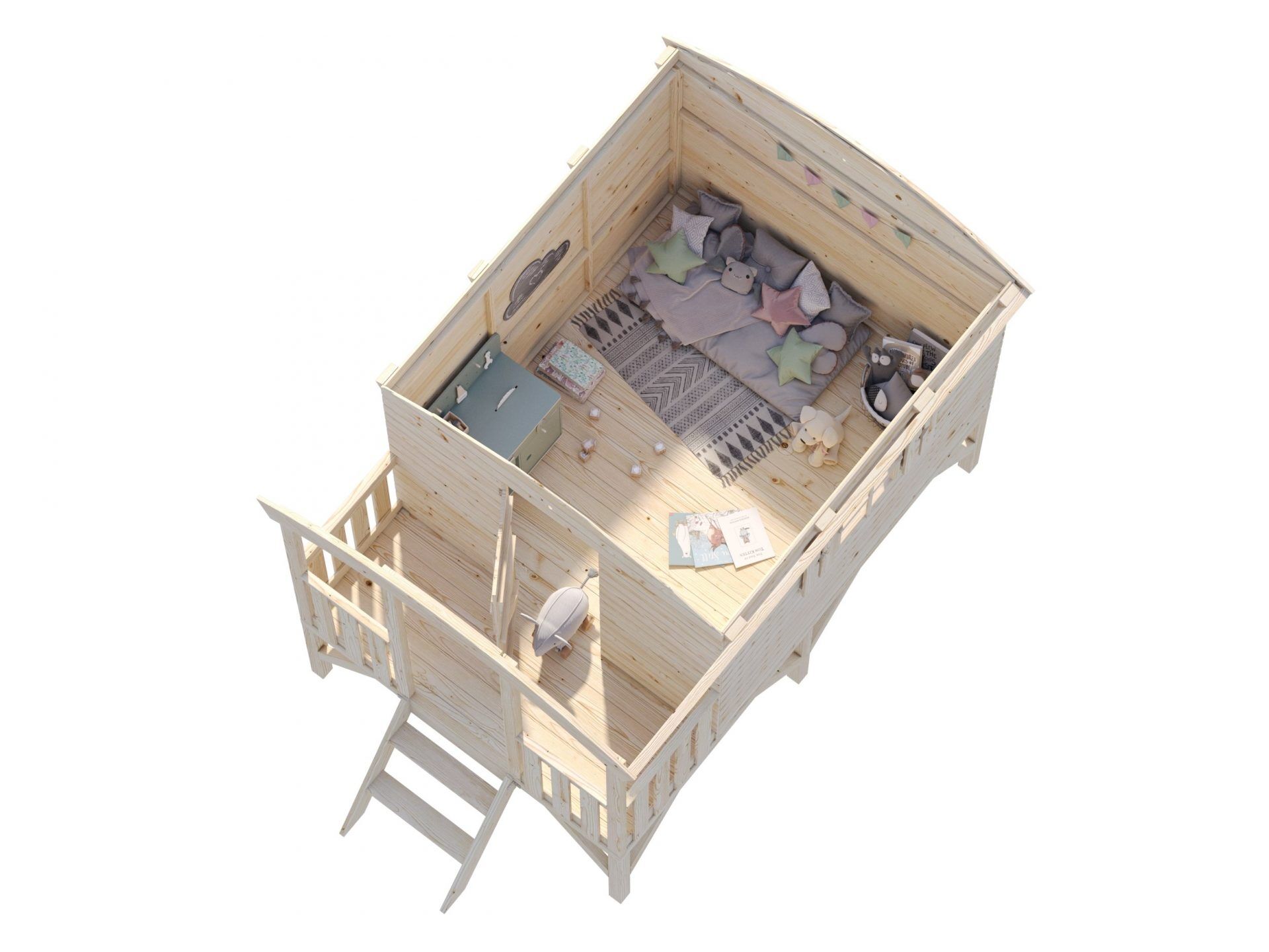 Palmako Kinderspielhaus Huck 3,3 m² Stelzenhaus