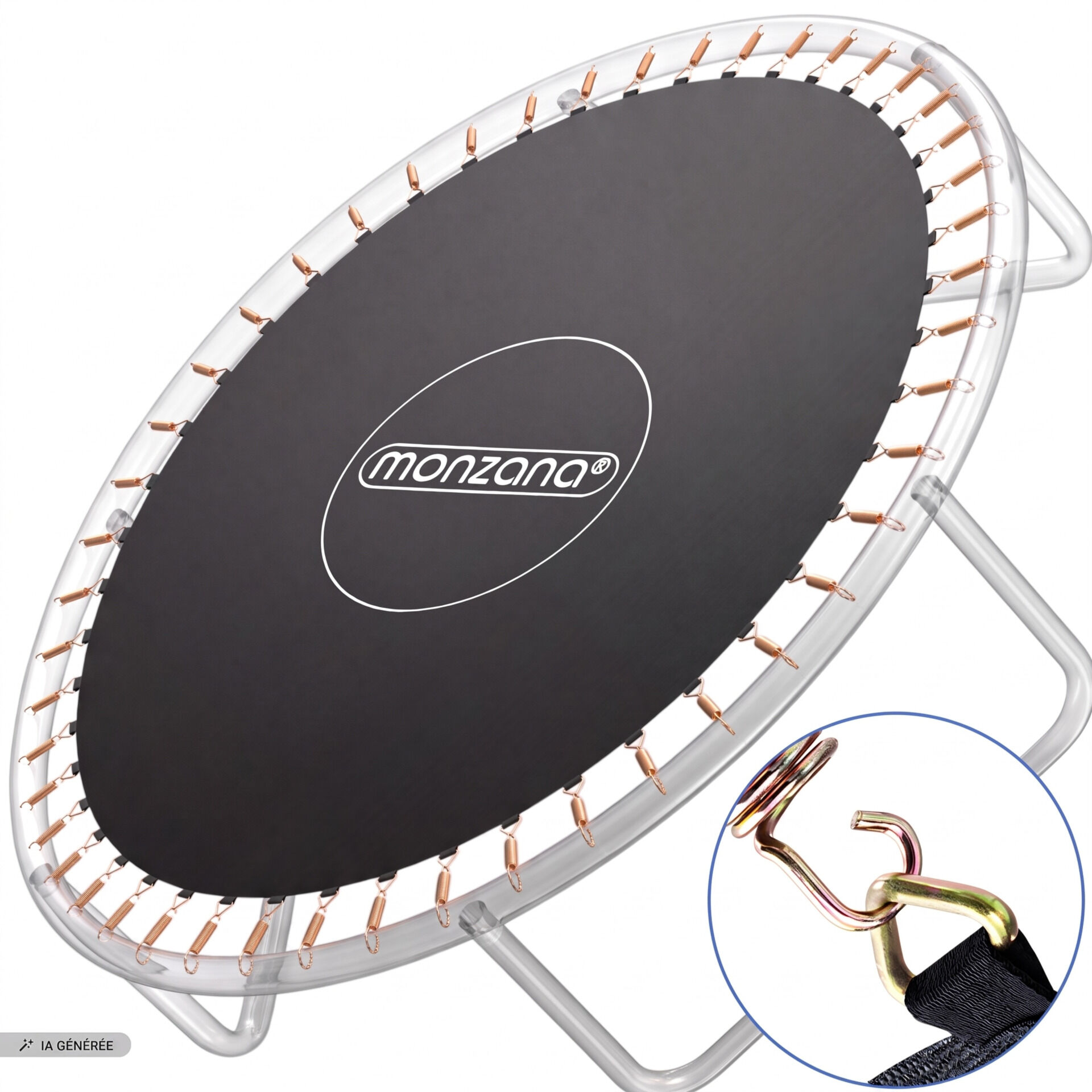Trampolin Sprungtuch Schwarz Ø305cm