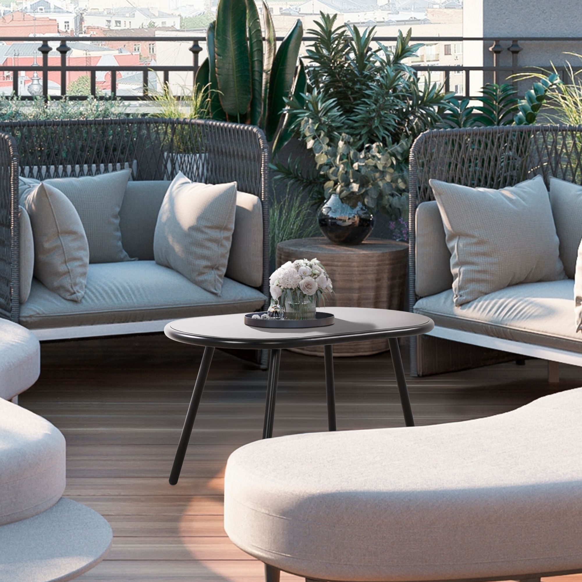 Couchtisch Velva, schwarz