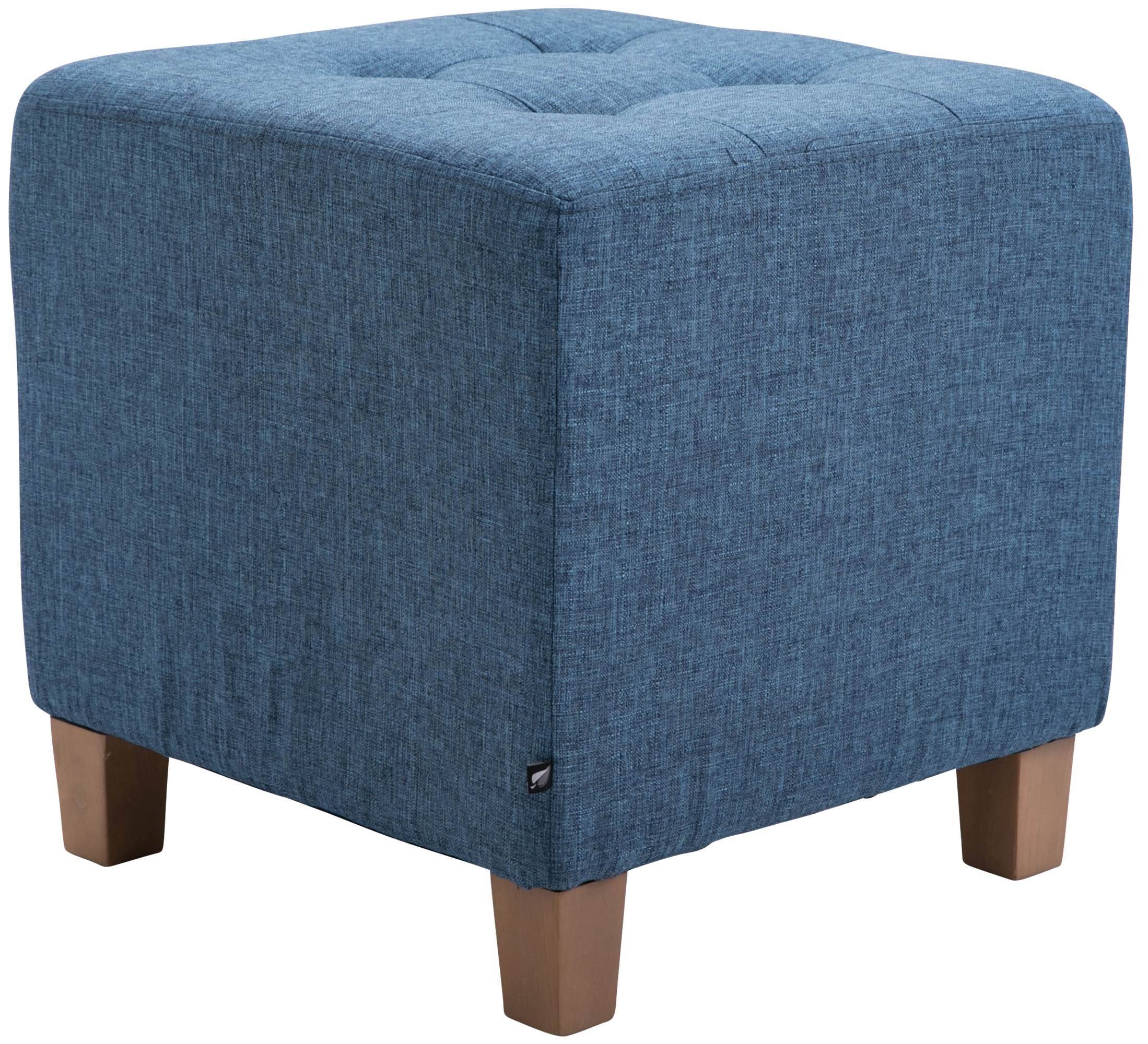 Sitzhocker Pharao, antik-hell, blau