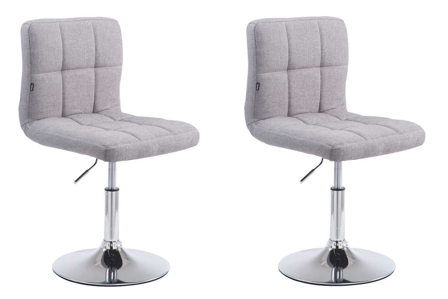 2er Set Lounger Palma V2 Stoff, grau