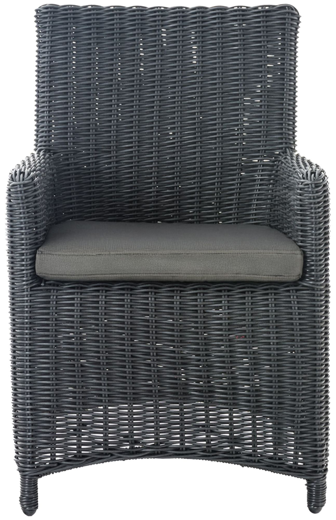 6er Set Stuhl Fontana / Sankt Marlo Anthrazit 5mm, schwarz