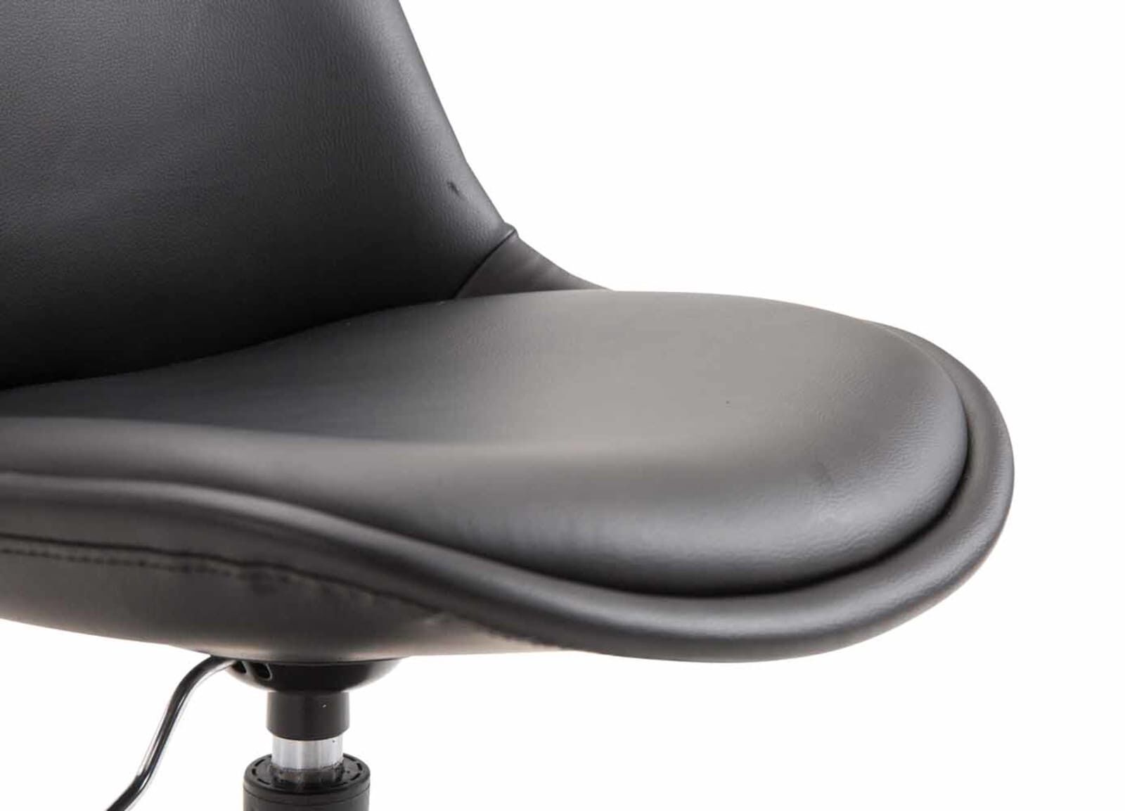 4er Set Esszimmerstühle Maverick B Kunstleder, schwarz