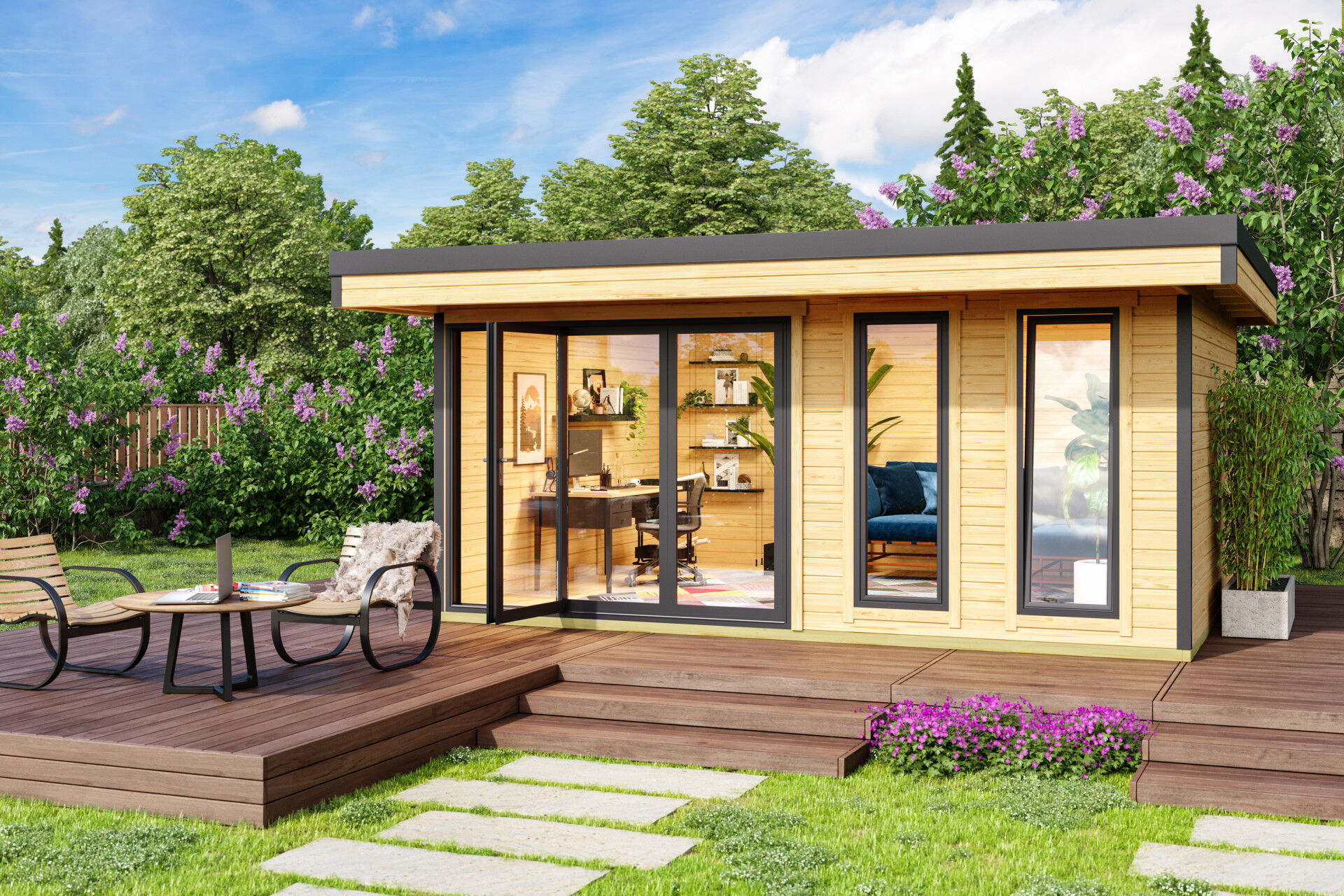 Lasita Maja Gartenhaus Domeo 8