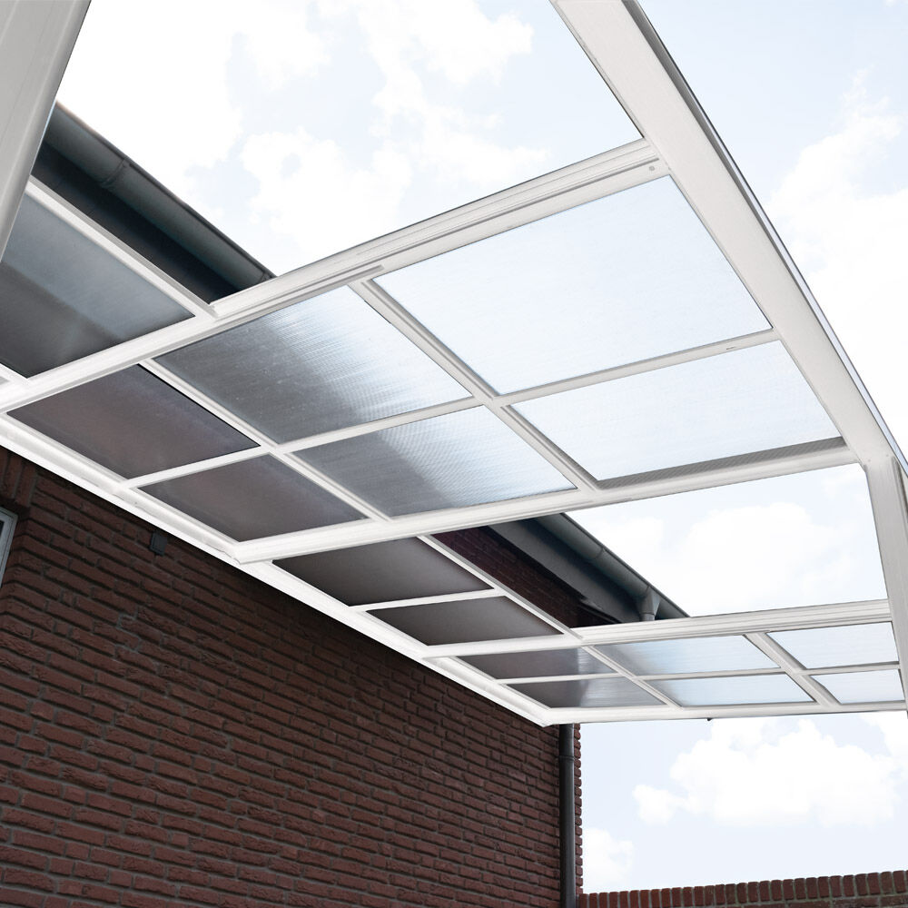 Terrassenüberdachung SOLIS DELUXE - 579 x 295 x cm Weiß
