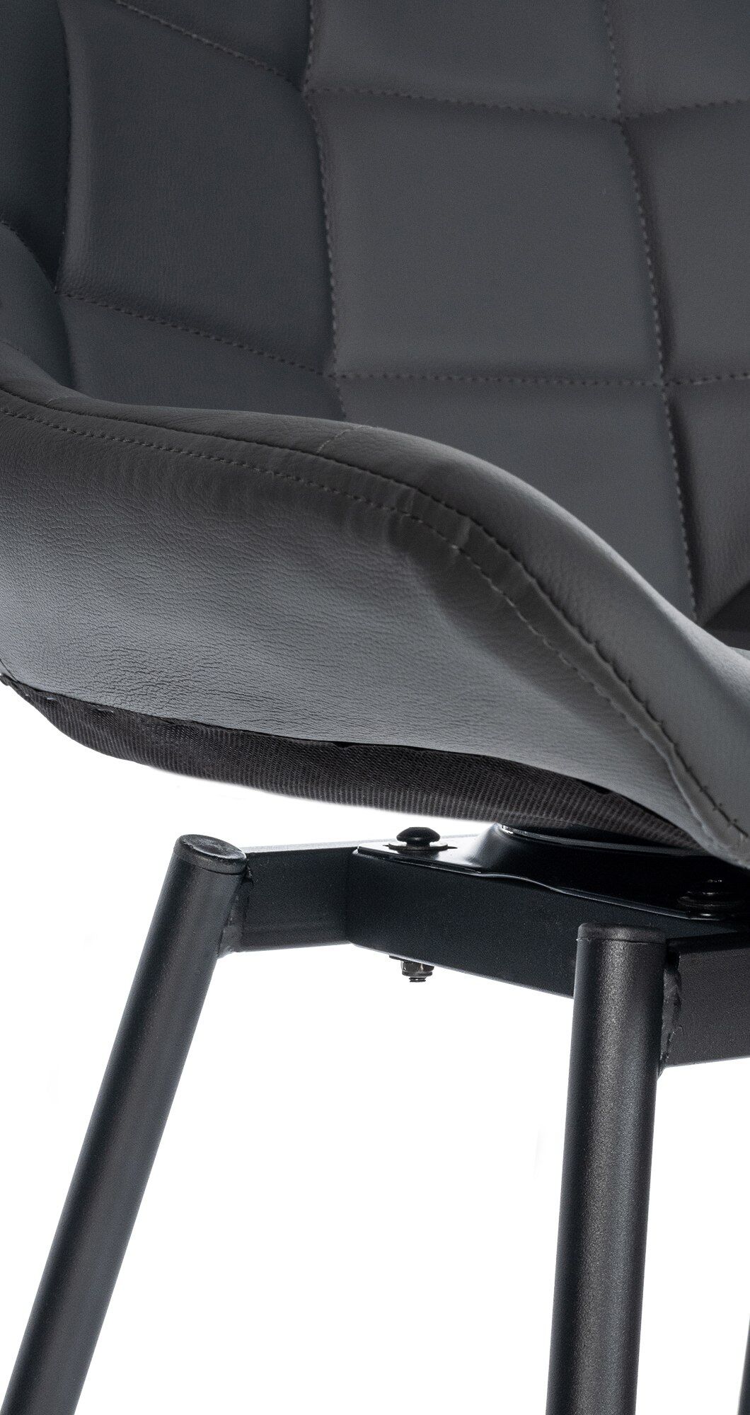 Barhocker Weston Schwenkbar Kunstleder, grau