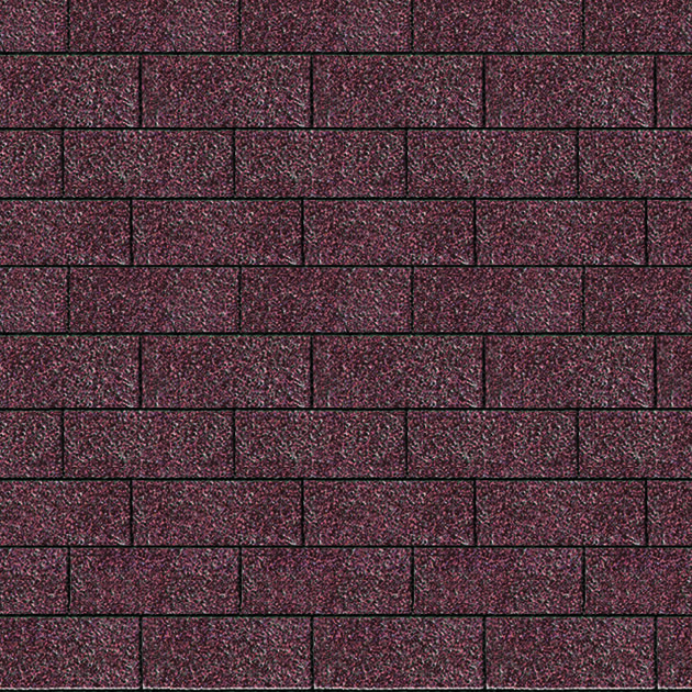 Dachschindeln Rechteck dunkelrot