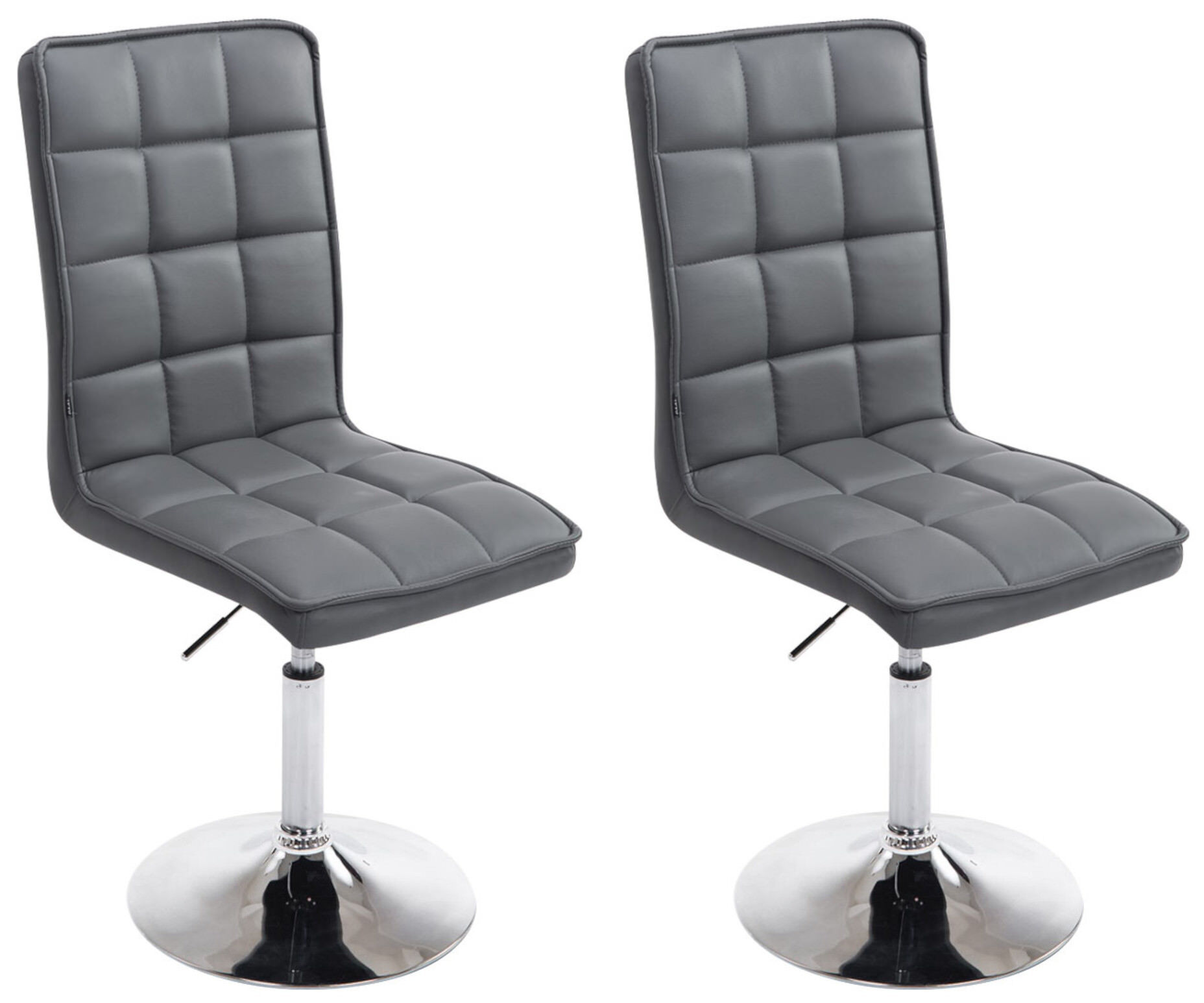 2er Set Esszimmerstühle Peking V2, grau