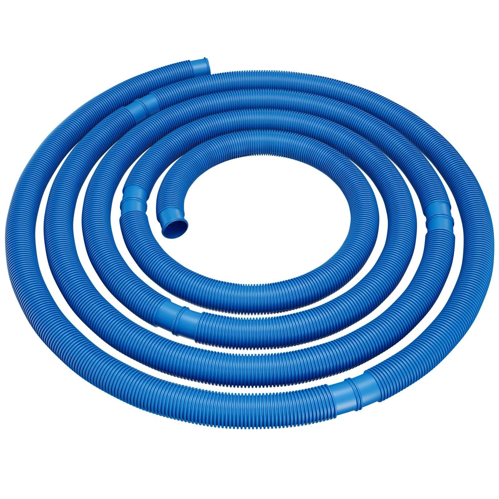 Poolschlauch Blau Ø38mm 14m