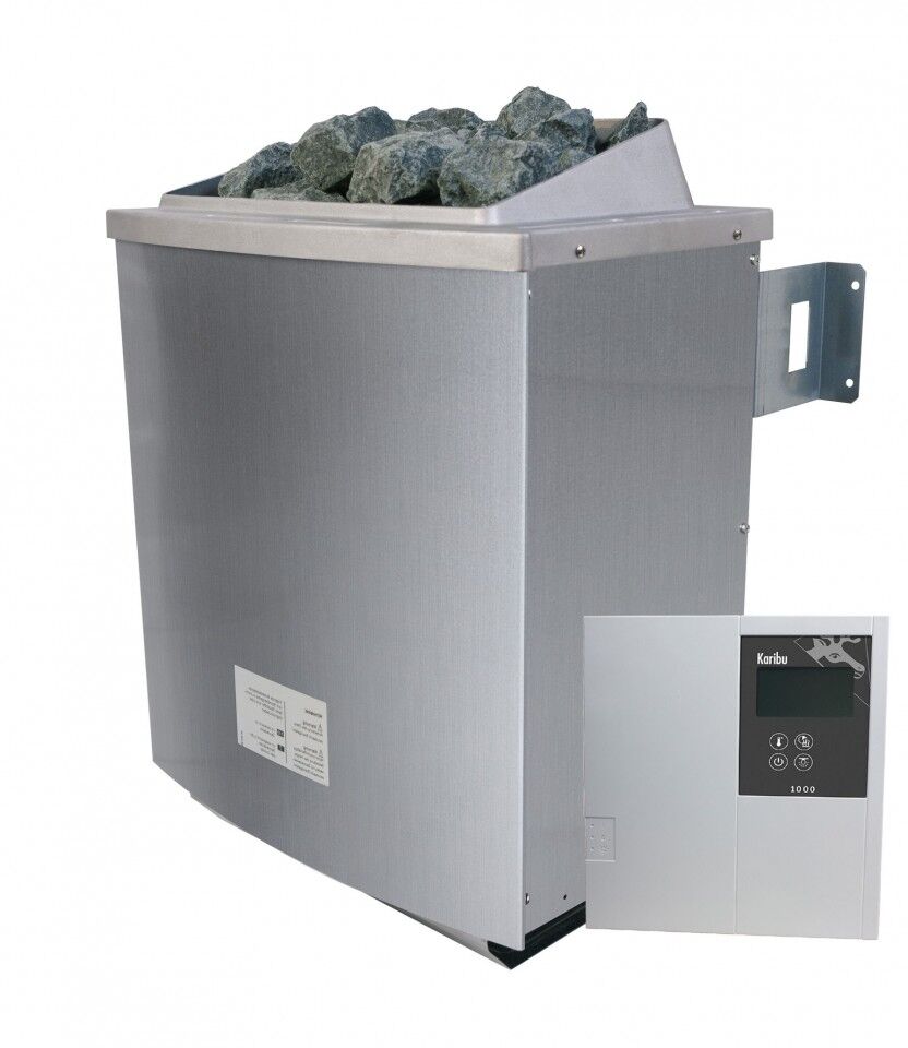 Saunaofen 4,5 kW mit externer Steuerung CLASSIC inkl. Steinen