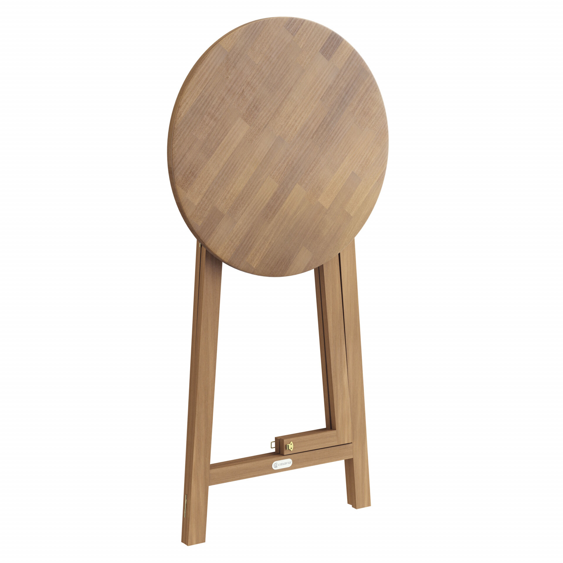 Stehtisch klappbar Akazienholz Ø80cm H110cm wetterfest stabil