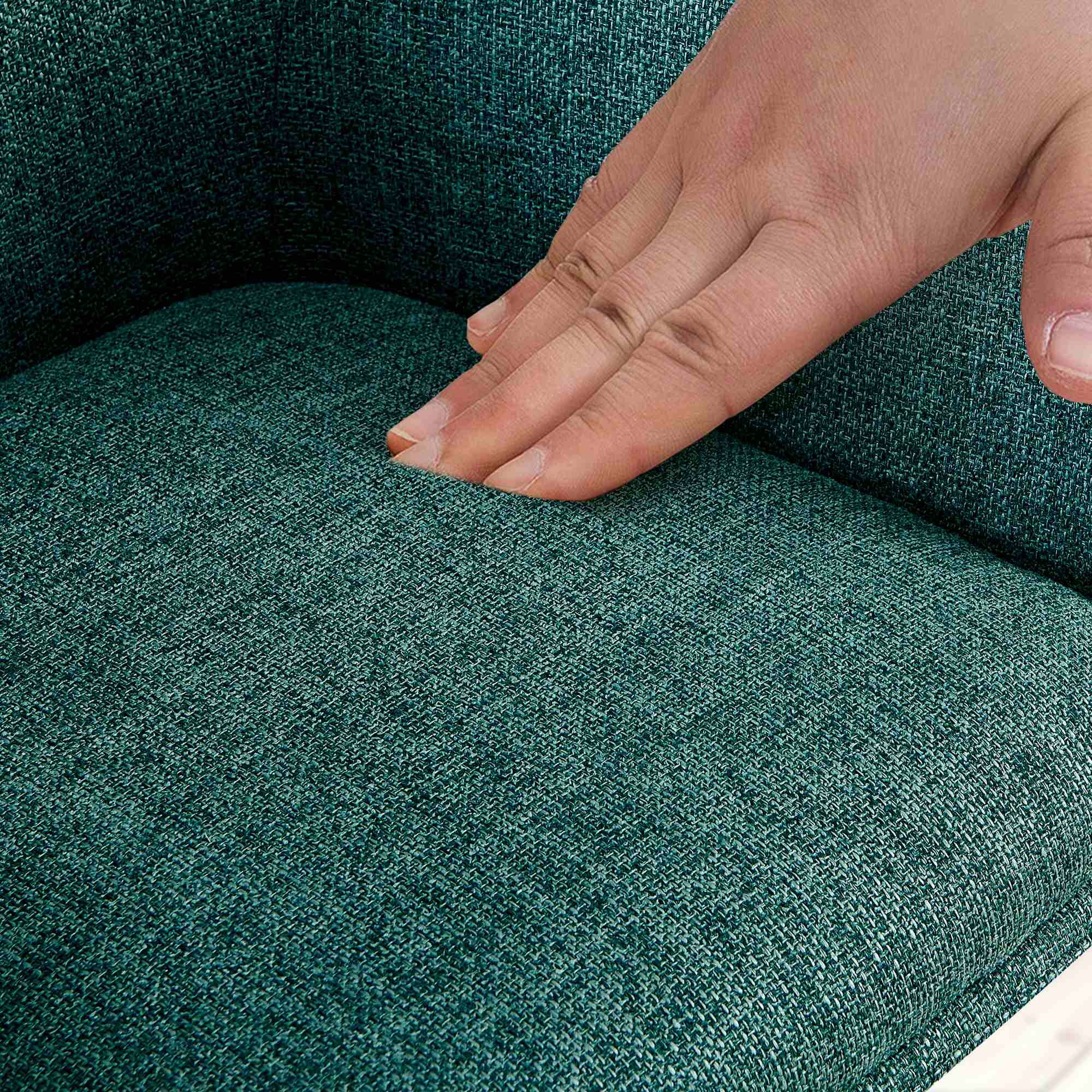 Stuhl Tipton Stoff, dunkelgrün