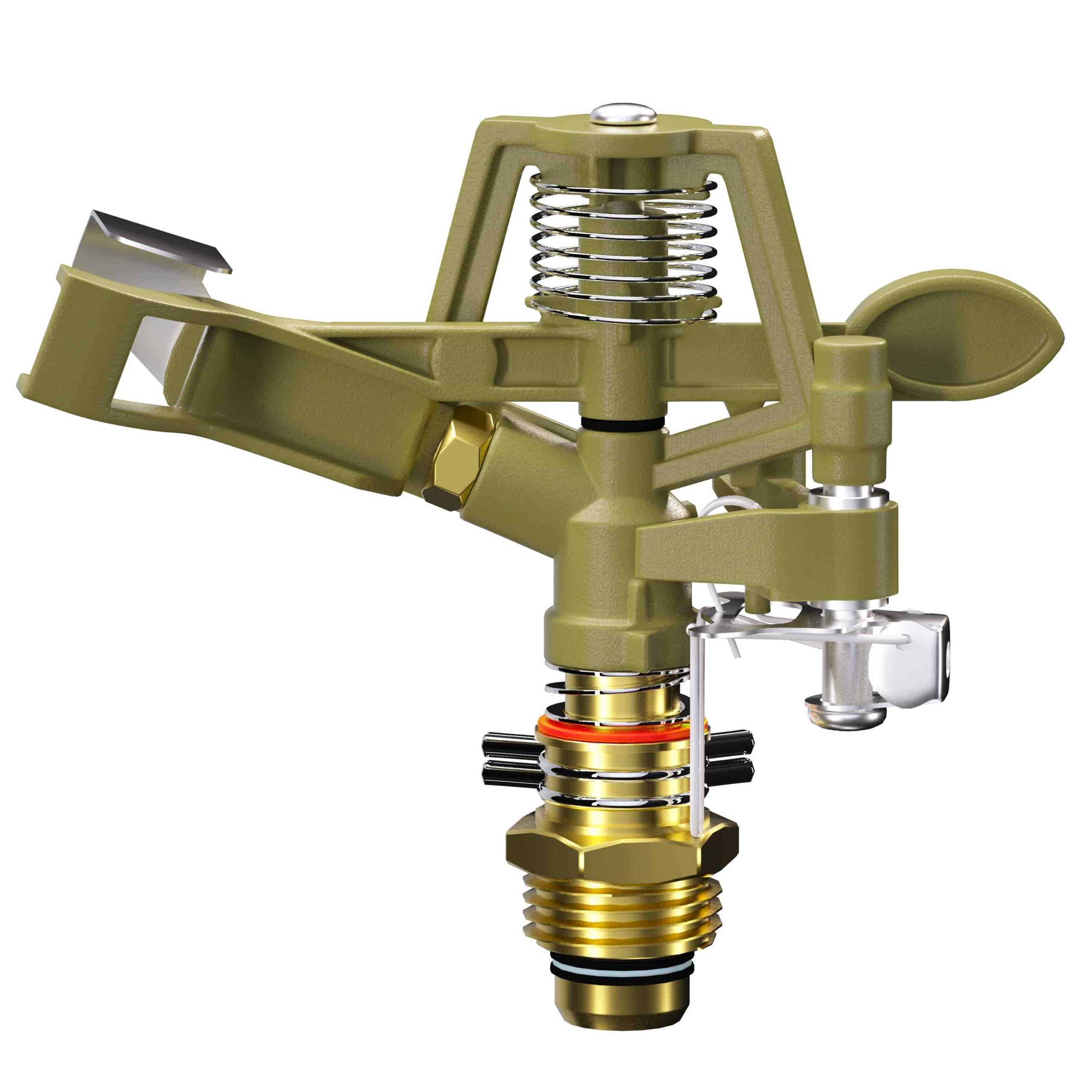 Rasensprenger Impulsregner 29x11x6cm 530m²