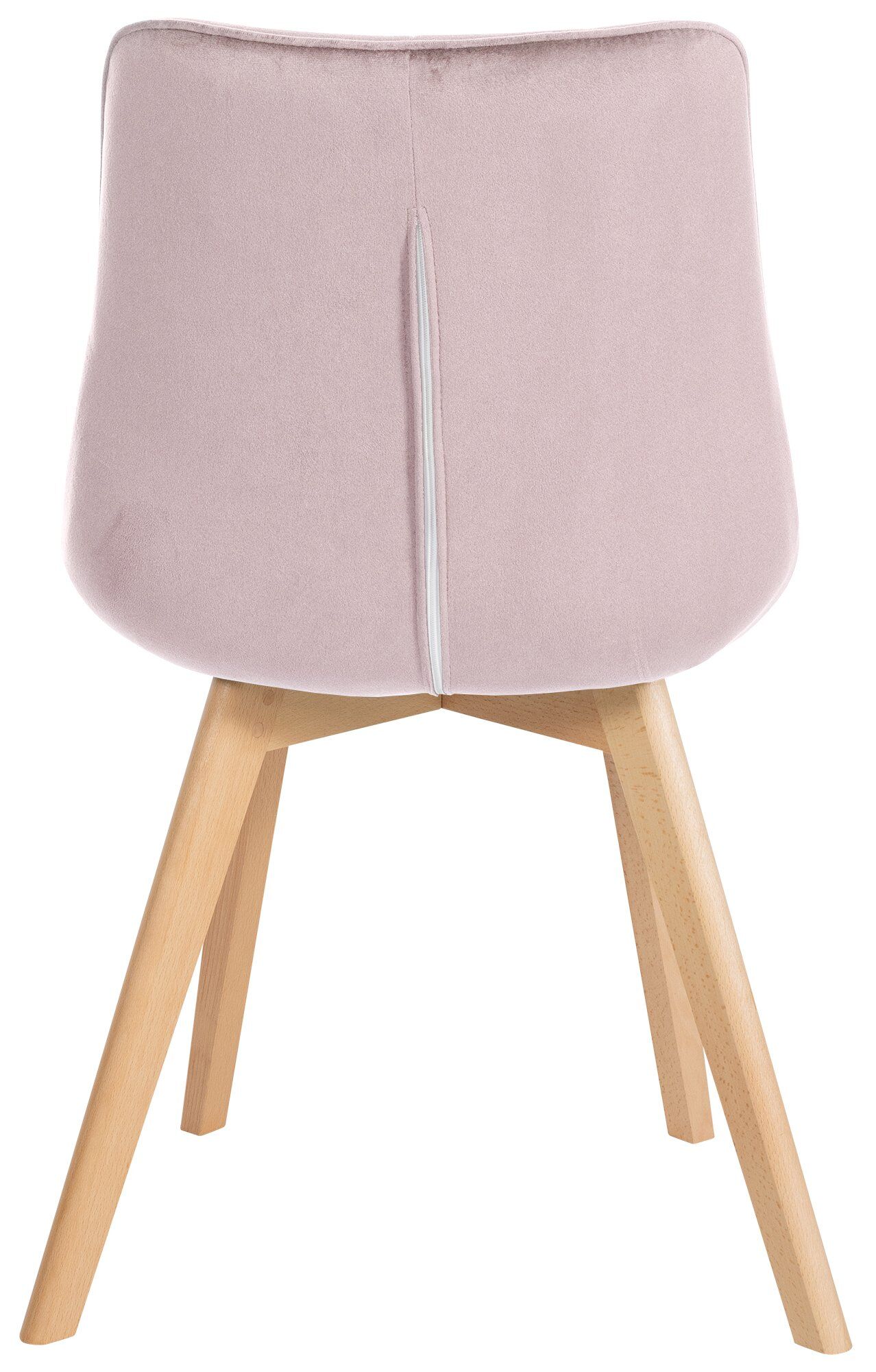 2er Set Stühle Brook Samt, pink