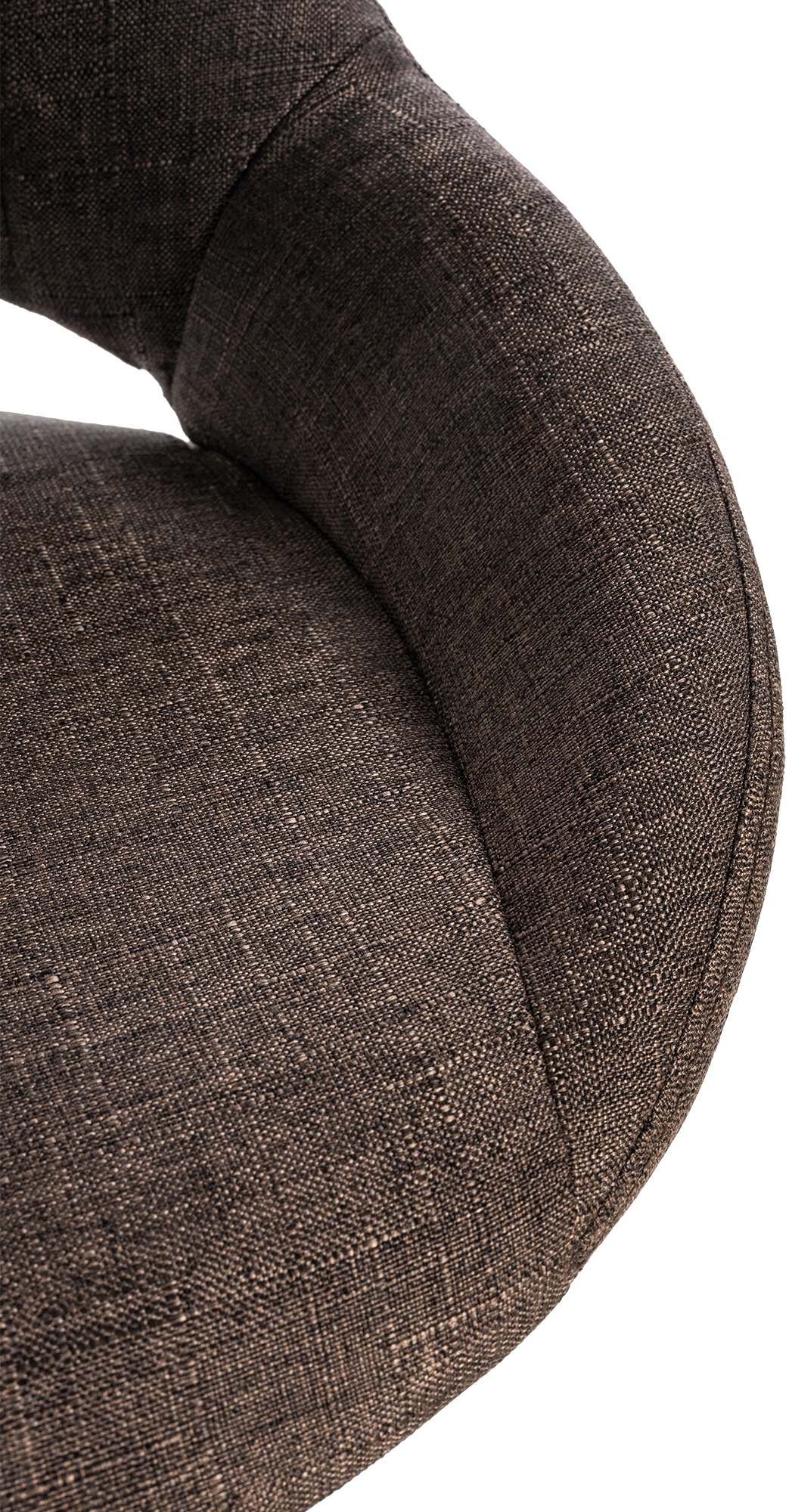 Barhocker Milet Stoff gold, braun