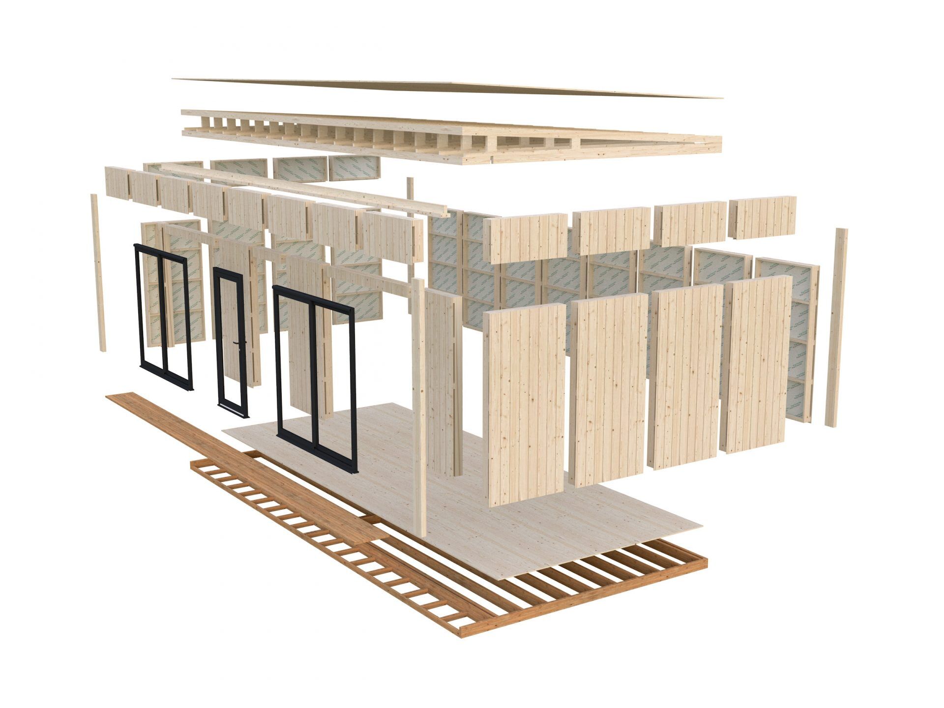 Palmako Tinyhaus Gartenhaus Johanna 31,8 m²