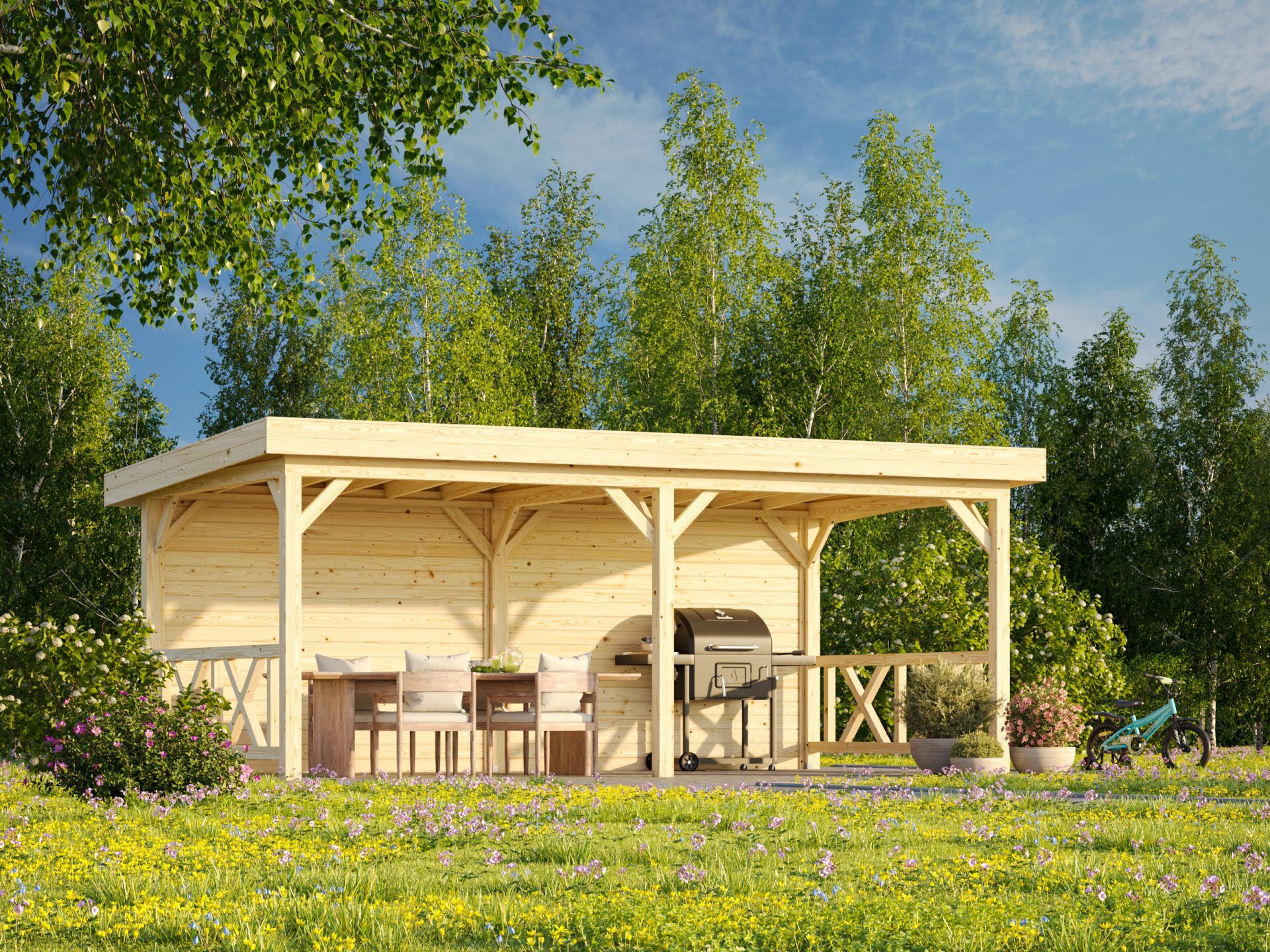 Palmako Pavillon Lenna 16,6 m2 Set 308