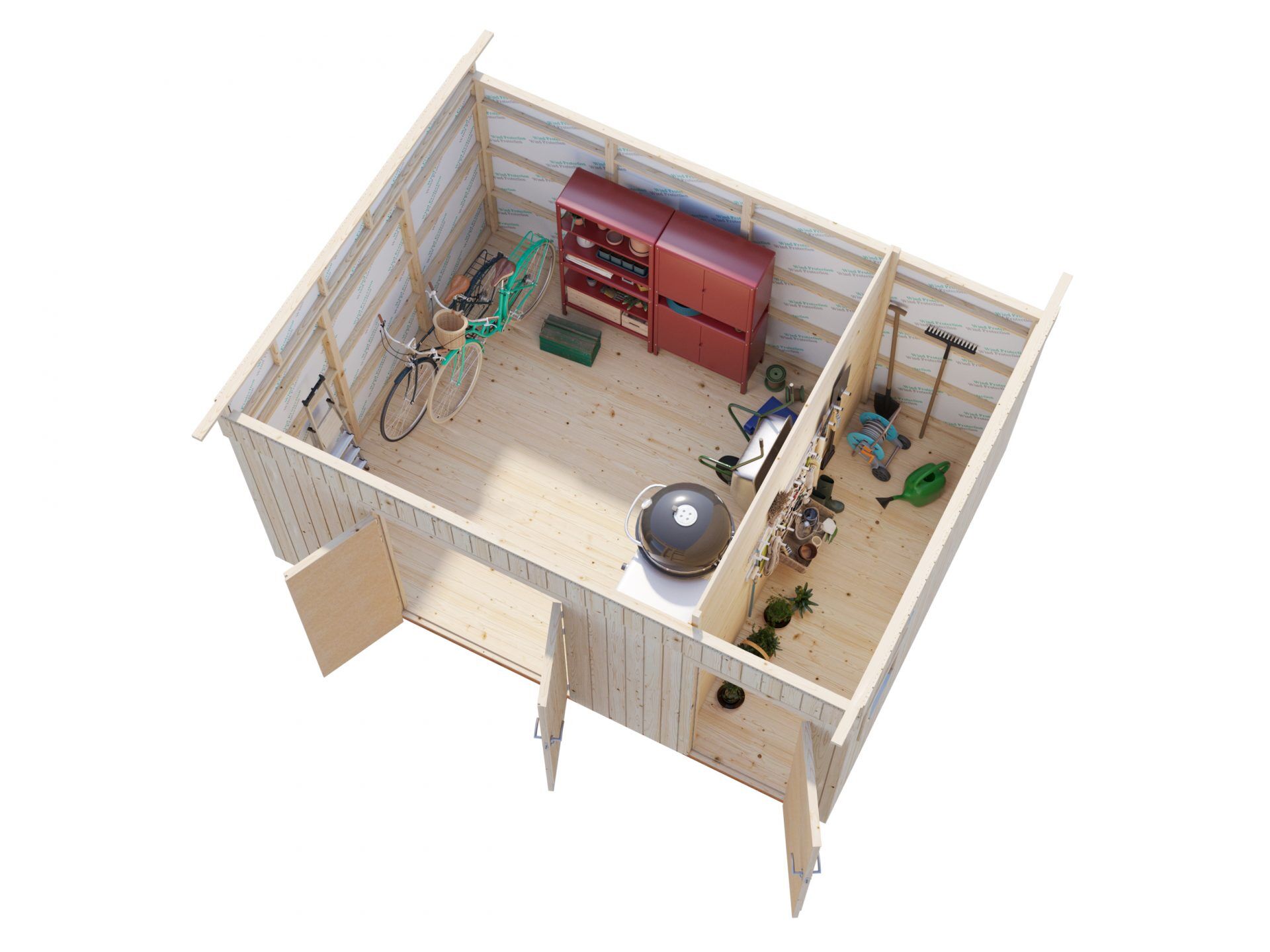 Palmako Gerätehaus Kalle 13,5 m²