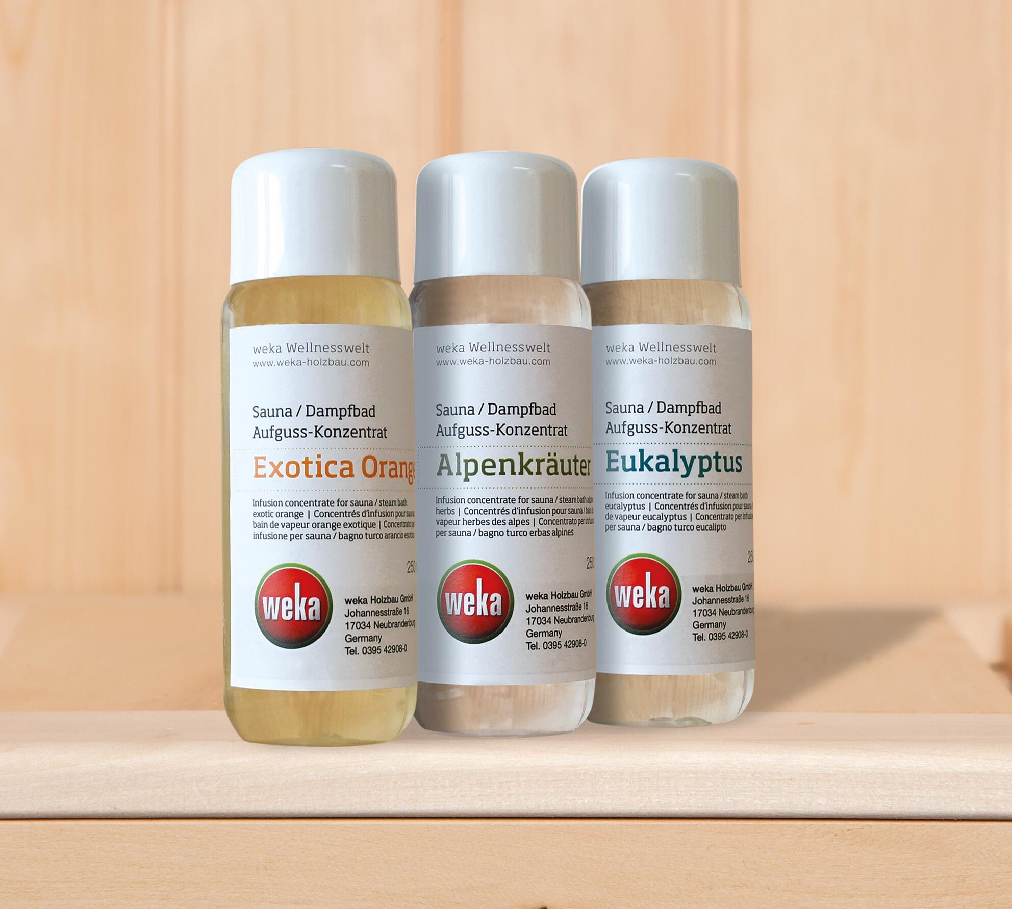 weka 3er-Sparset Sauna und Dampfbaddüfte