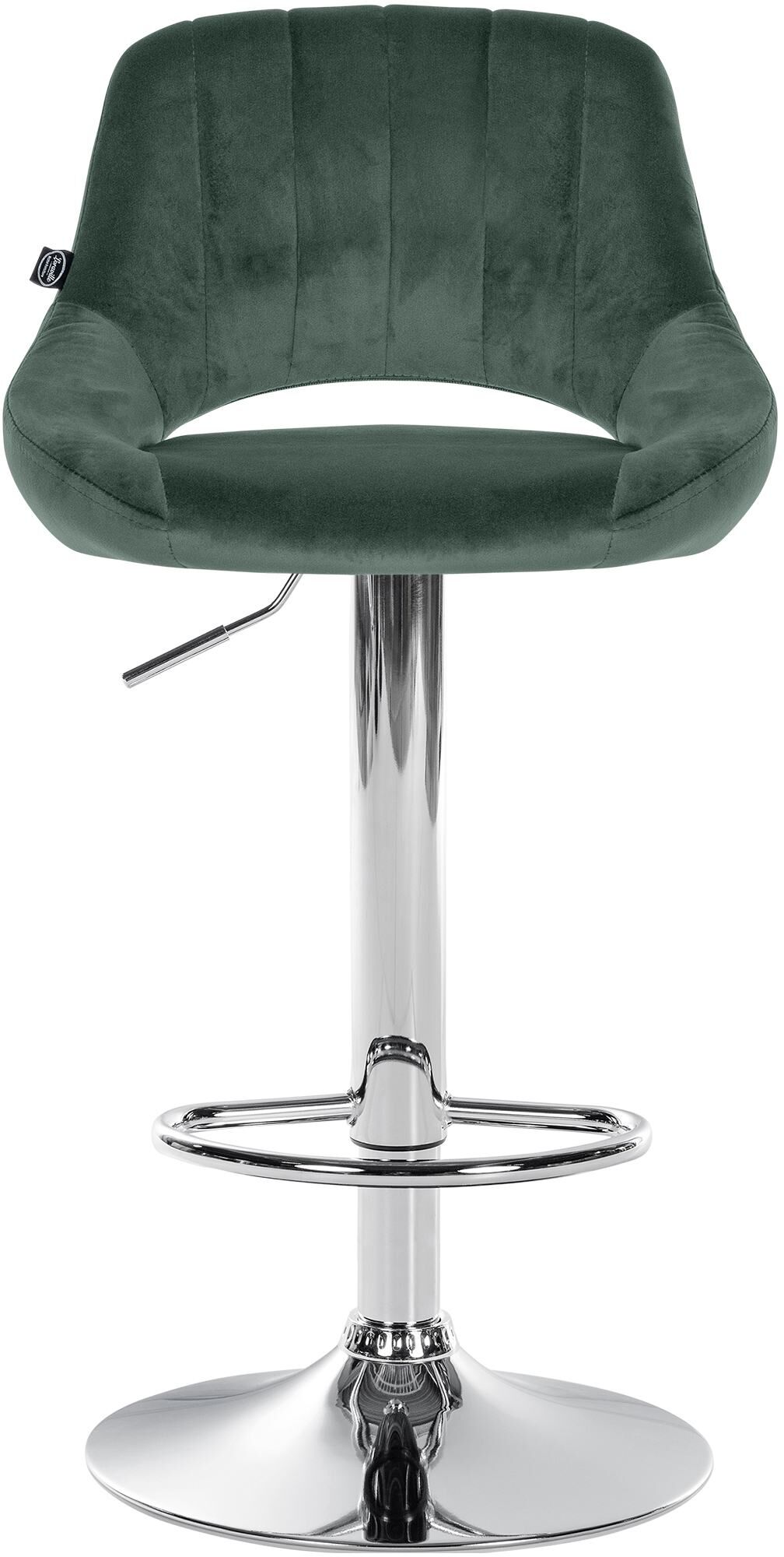 2er Set Barhocker Milet Samt C, grün