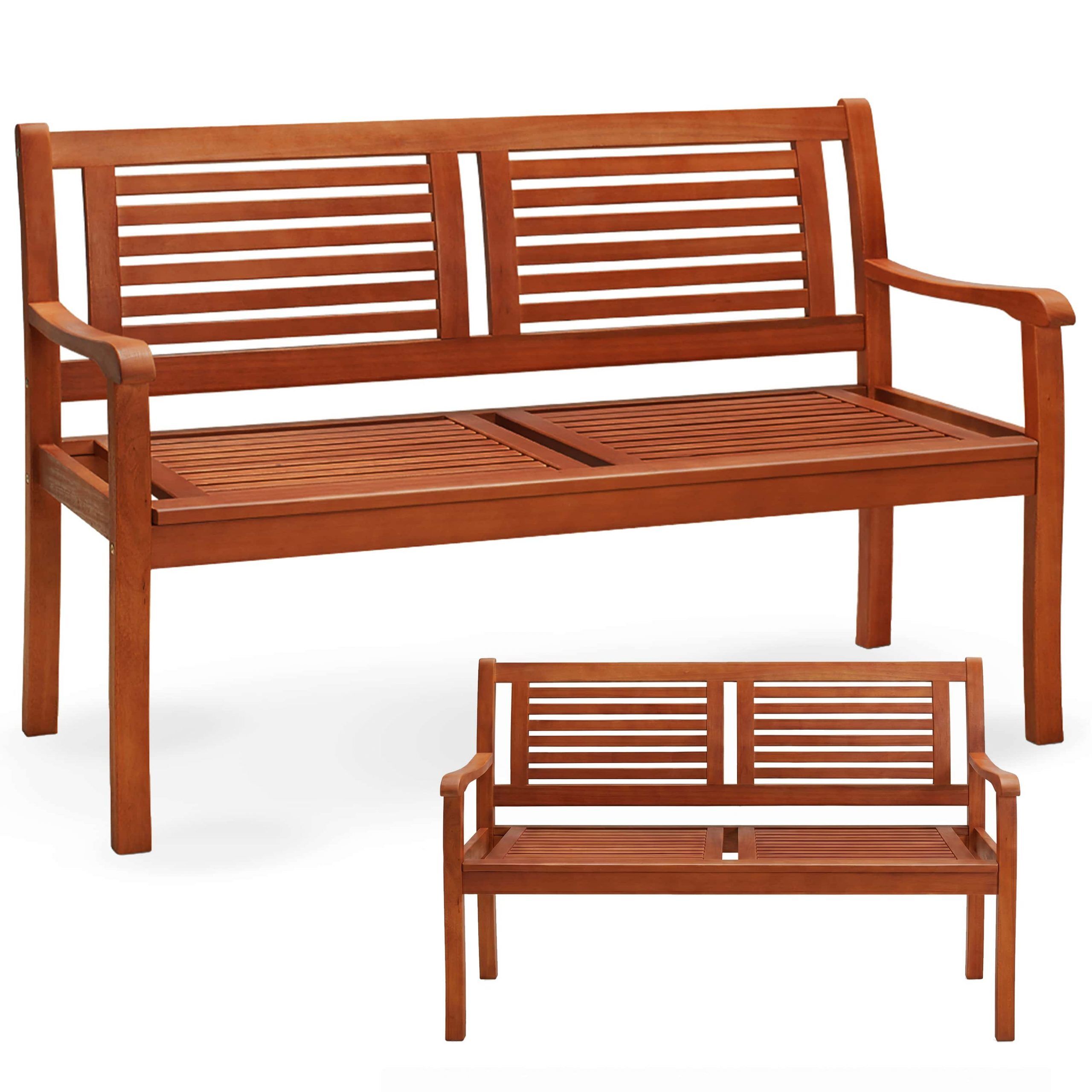 Gartenbank Eukalyptusholz 120x56x88cm FSC®-zertifiziert