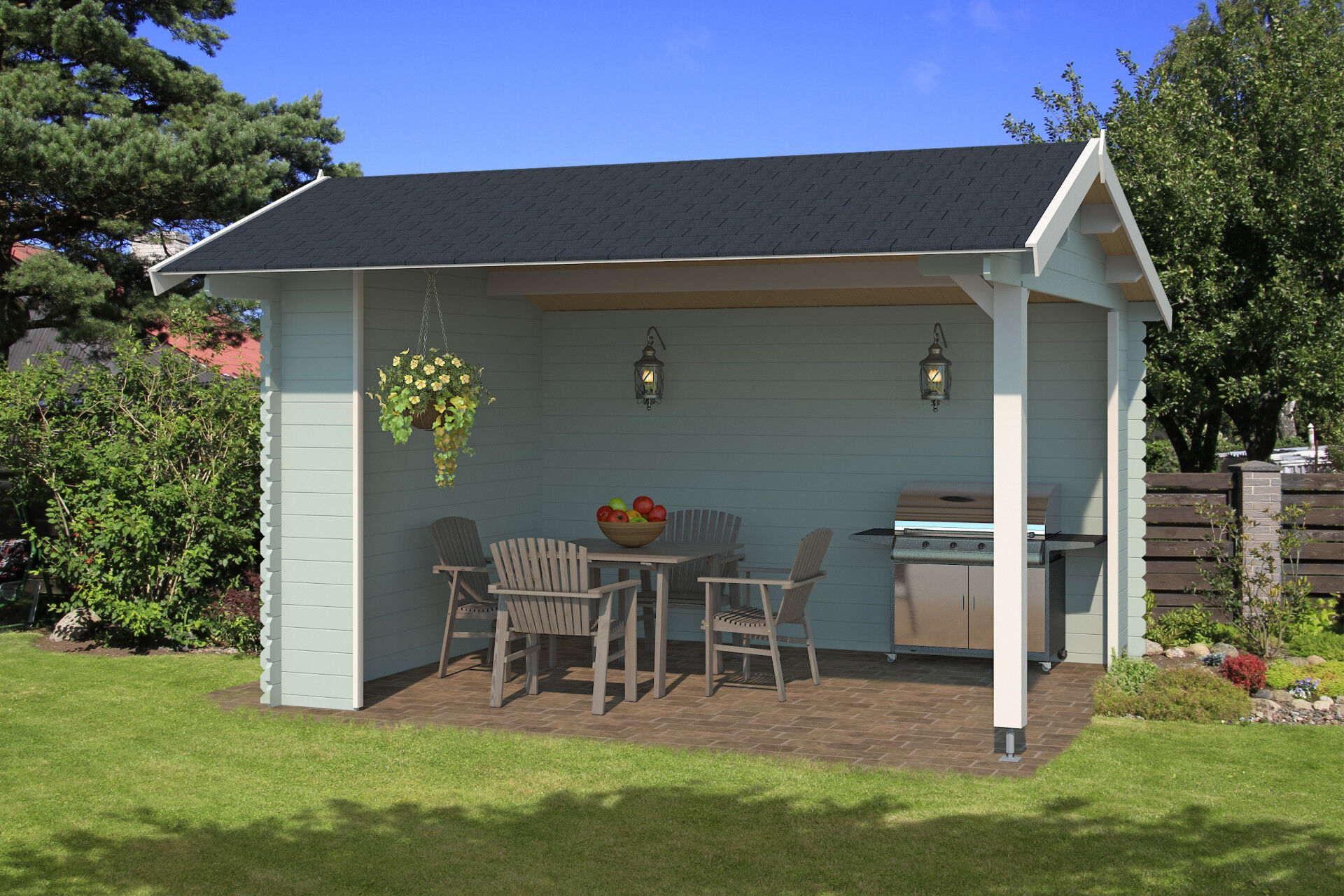 Lasita Maja Gartenpavillon Kirian