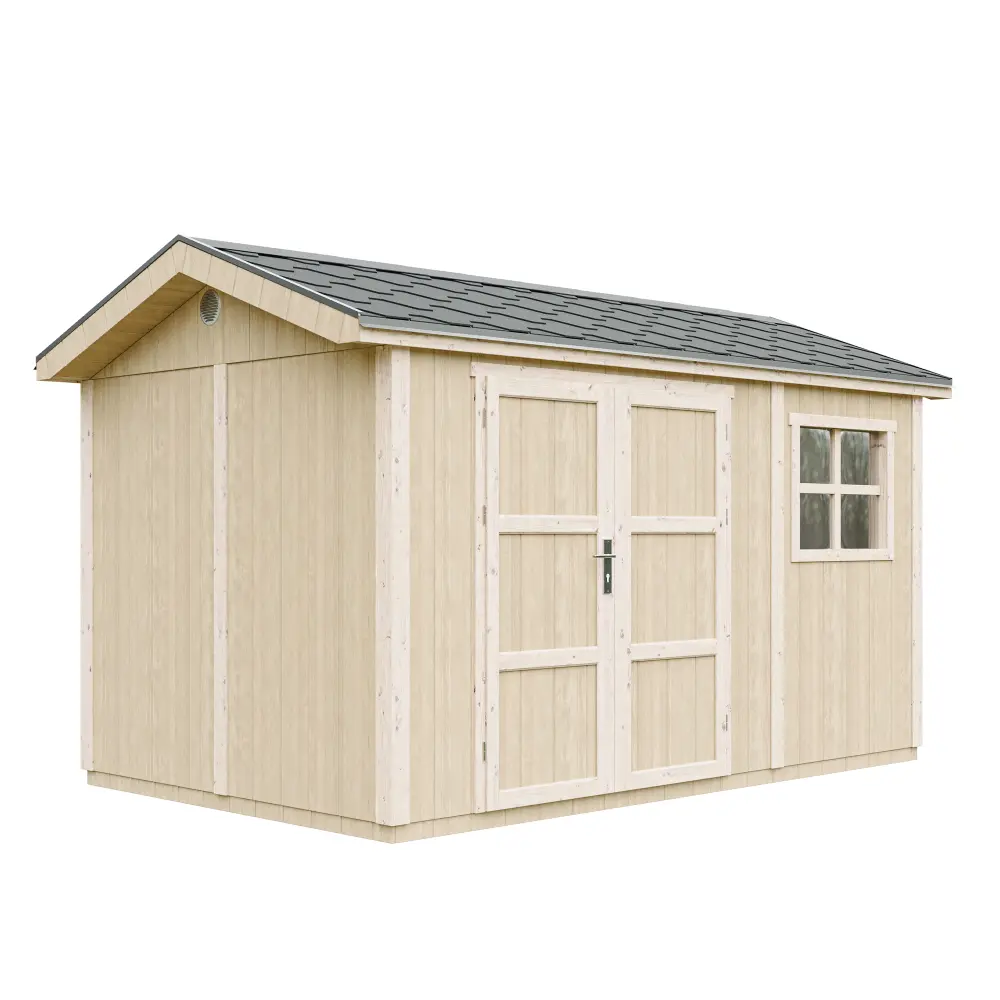 Gartenhaus Polly 1 mit LP® SmartSide® M914A – 236 x 368 cm – 9 m2