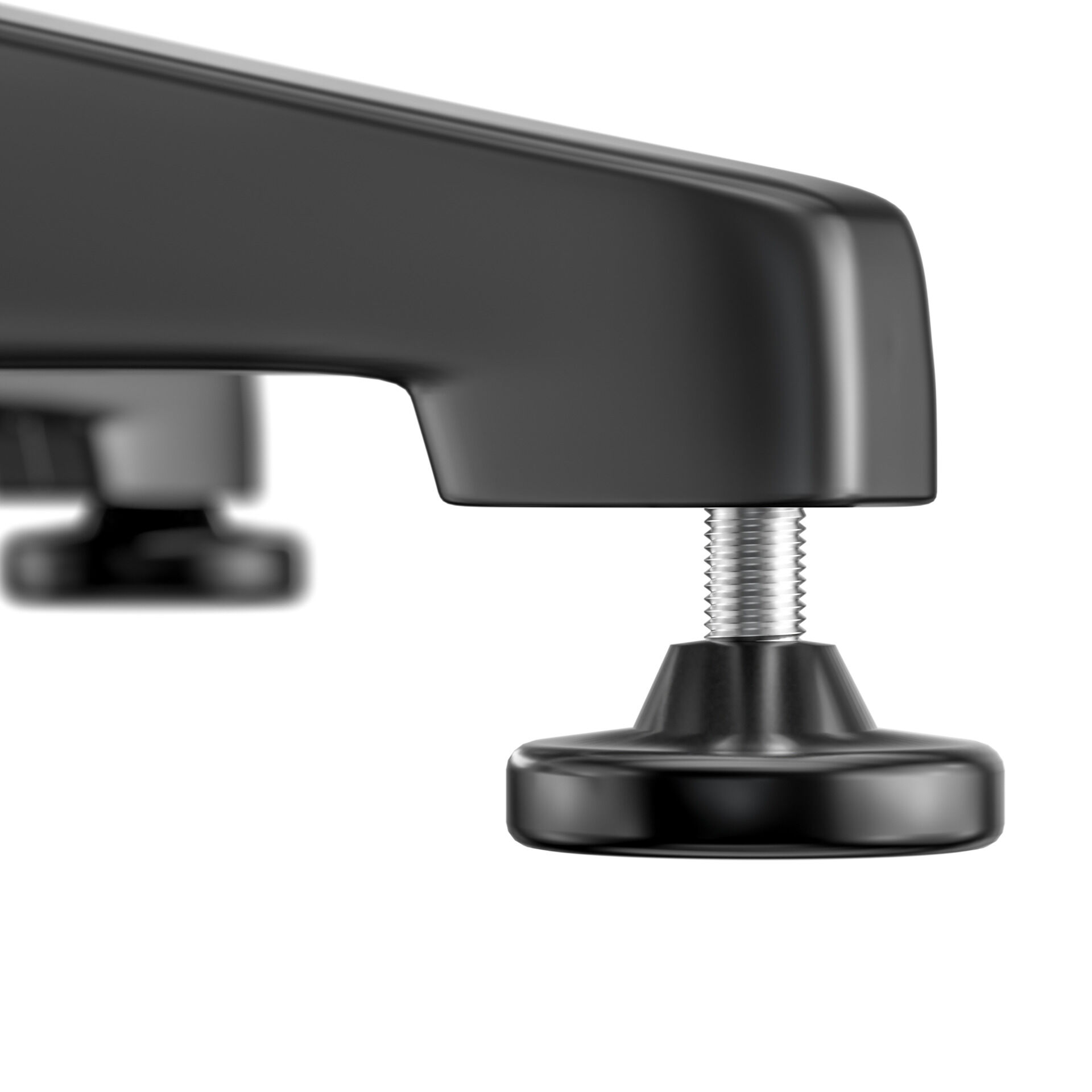 Stehtisch Ø60cm höhenverstellbar 70/115cm klappbar Alu Schwarz